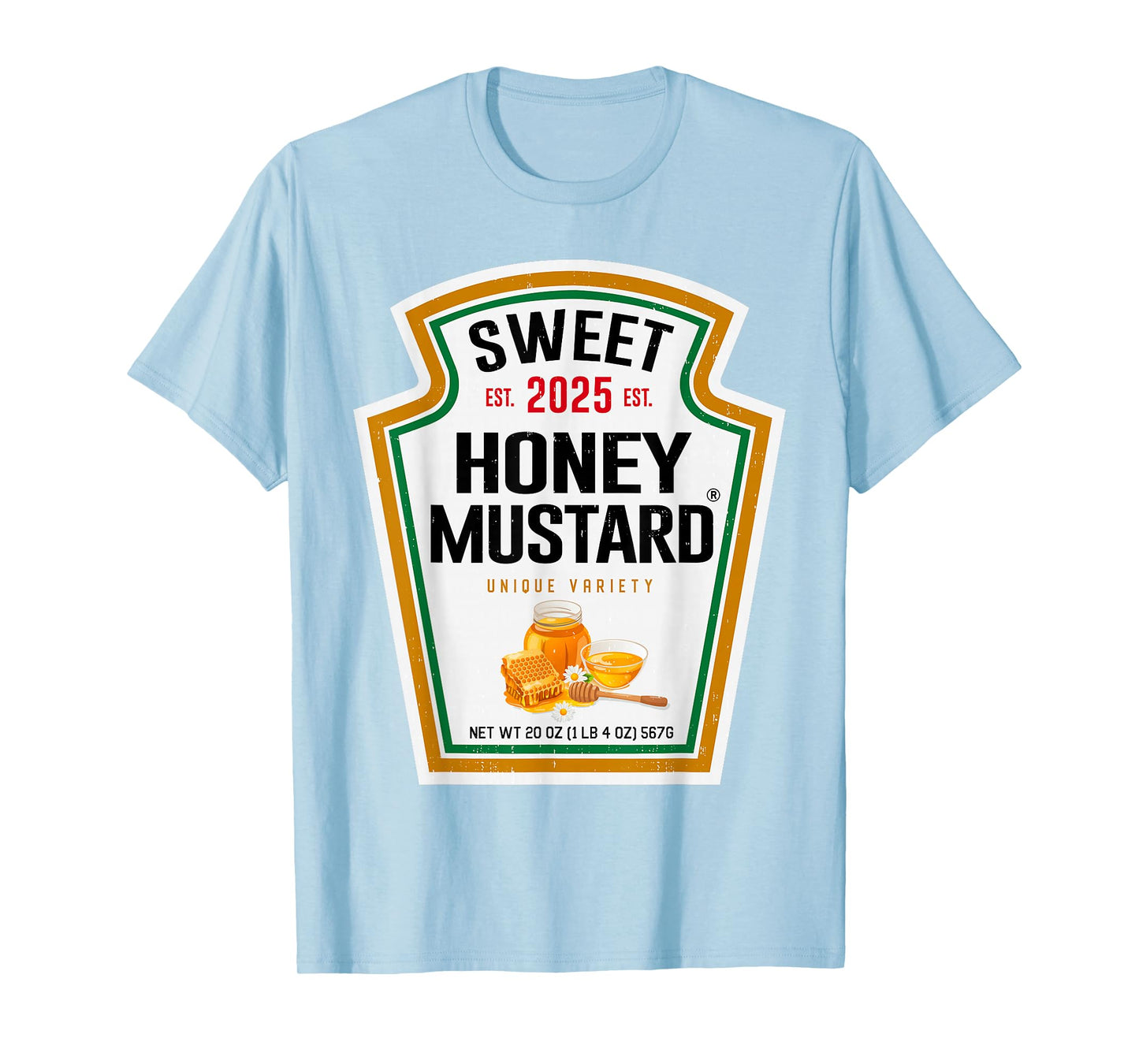 Honey Mustard Condiment DIY Halloween Costume Matching Group T-Shirt