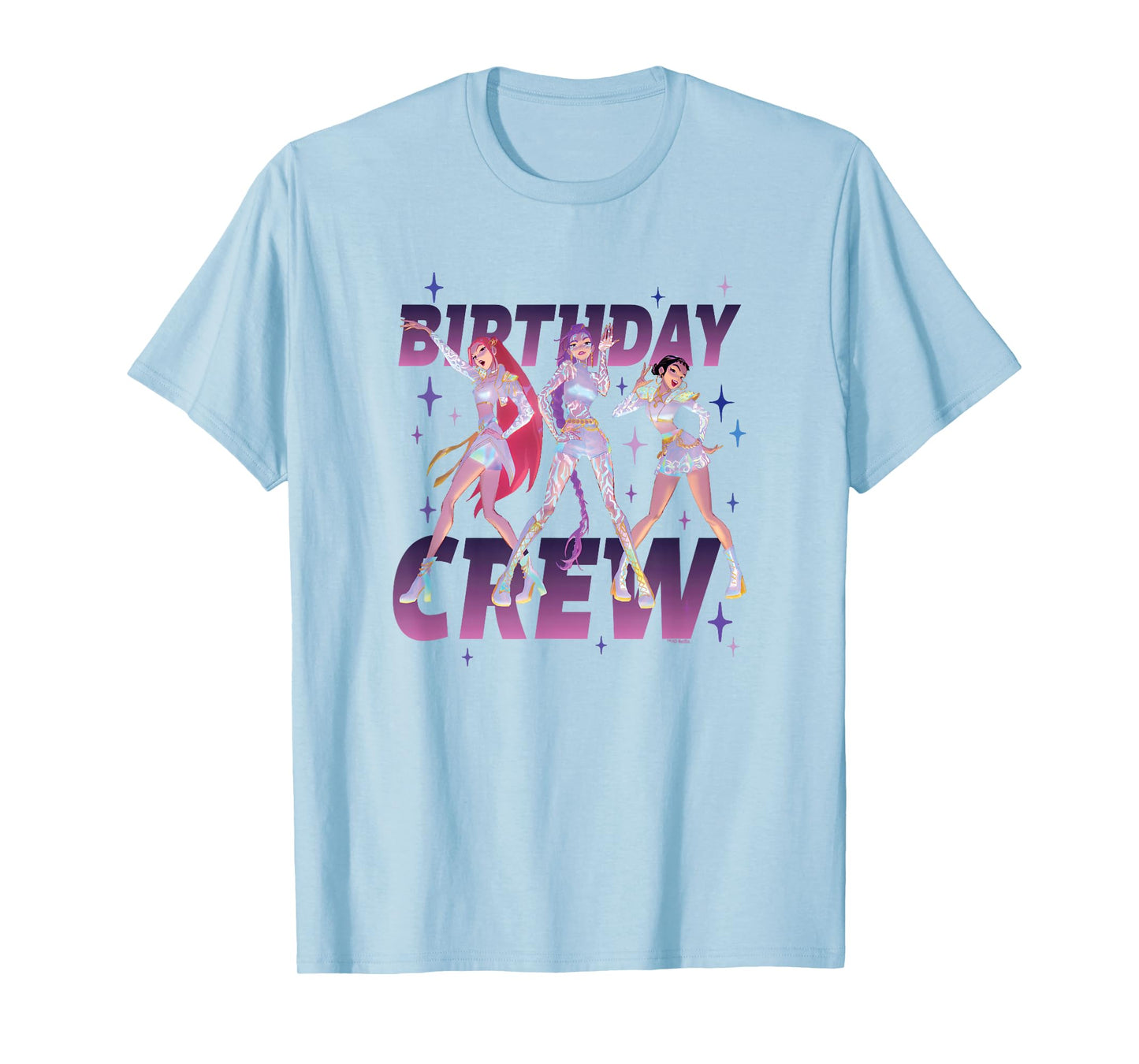 Kpop Demon HUNTR/X Birthday Crew Officially Licensed T-Shirt