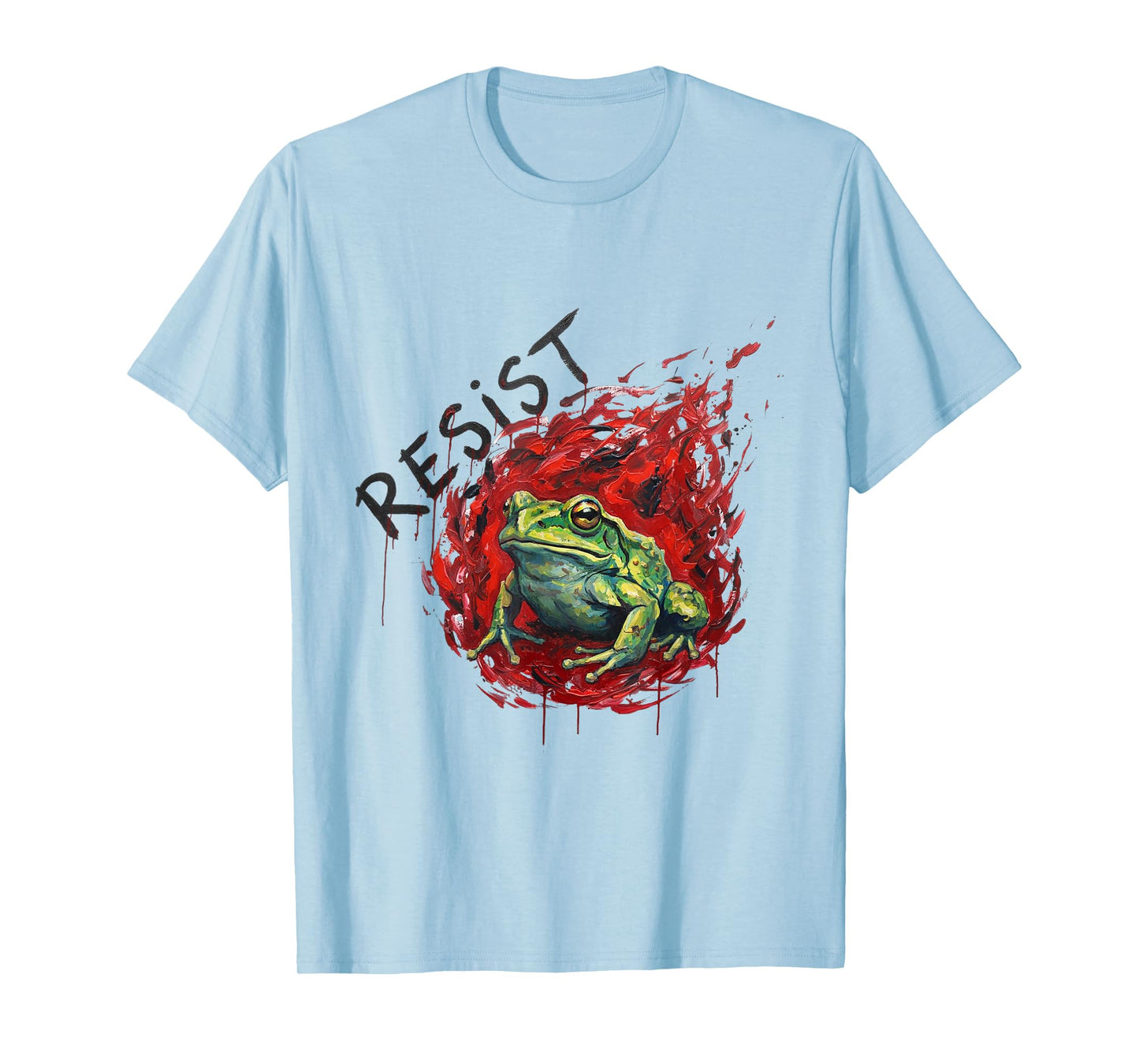 Portland Frog Protest Artwork Shirt Portland Frog T-Shirt