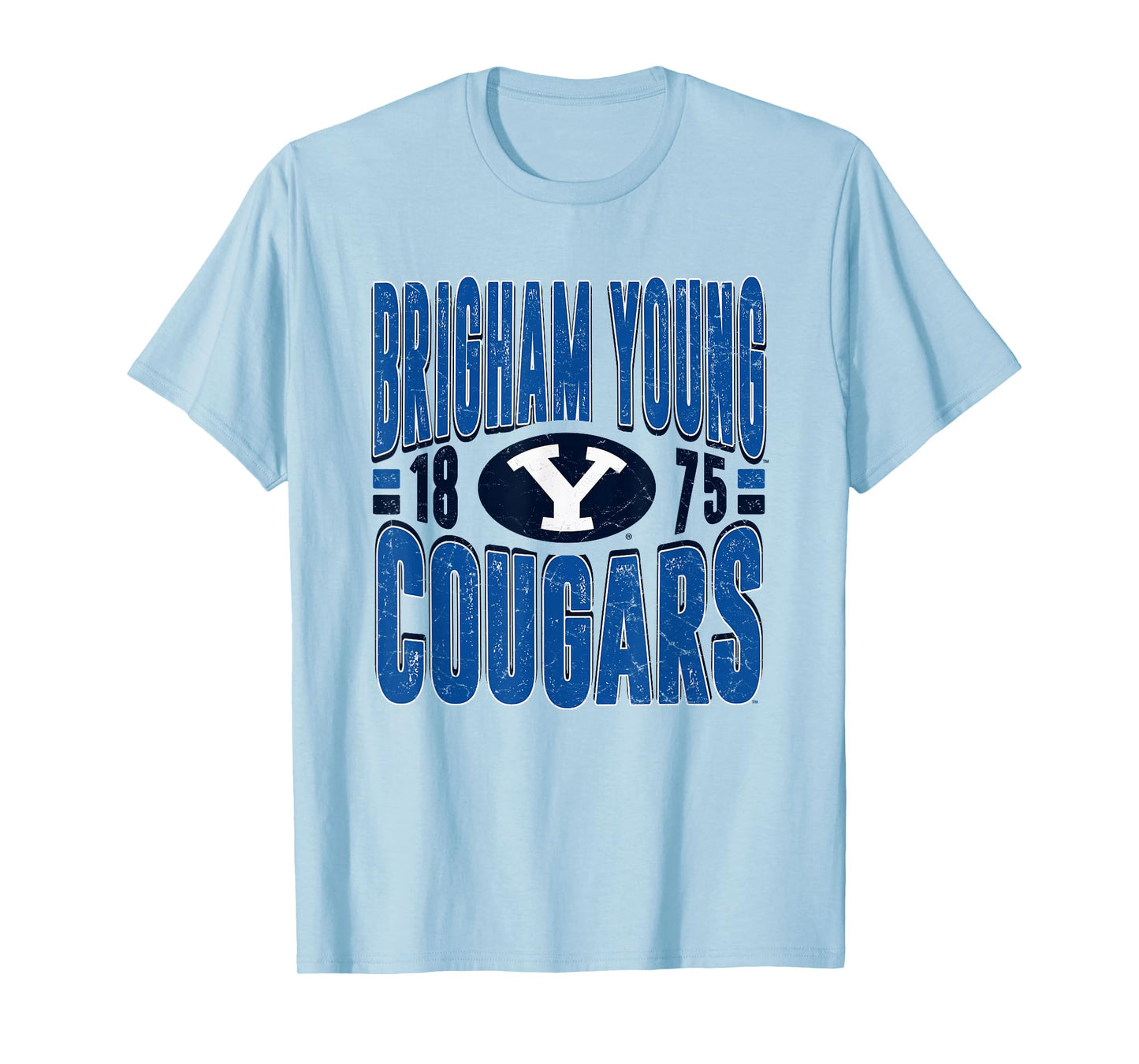BYU Cougars Vintage 90's Retro White Officially Licensed T-Shirt