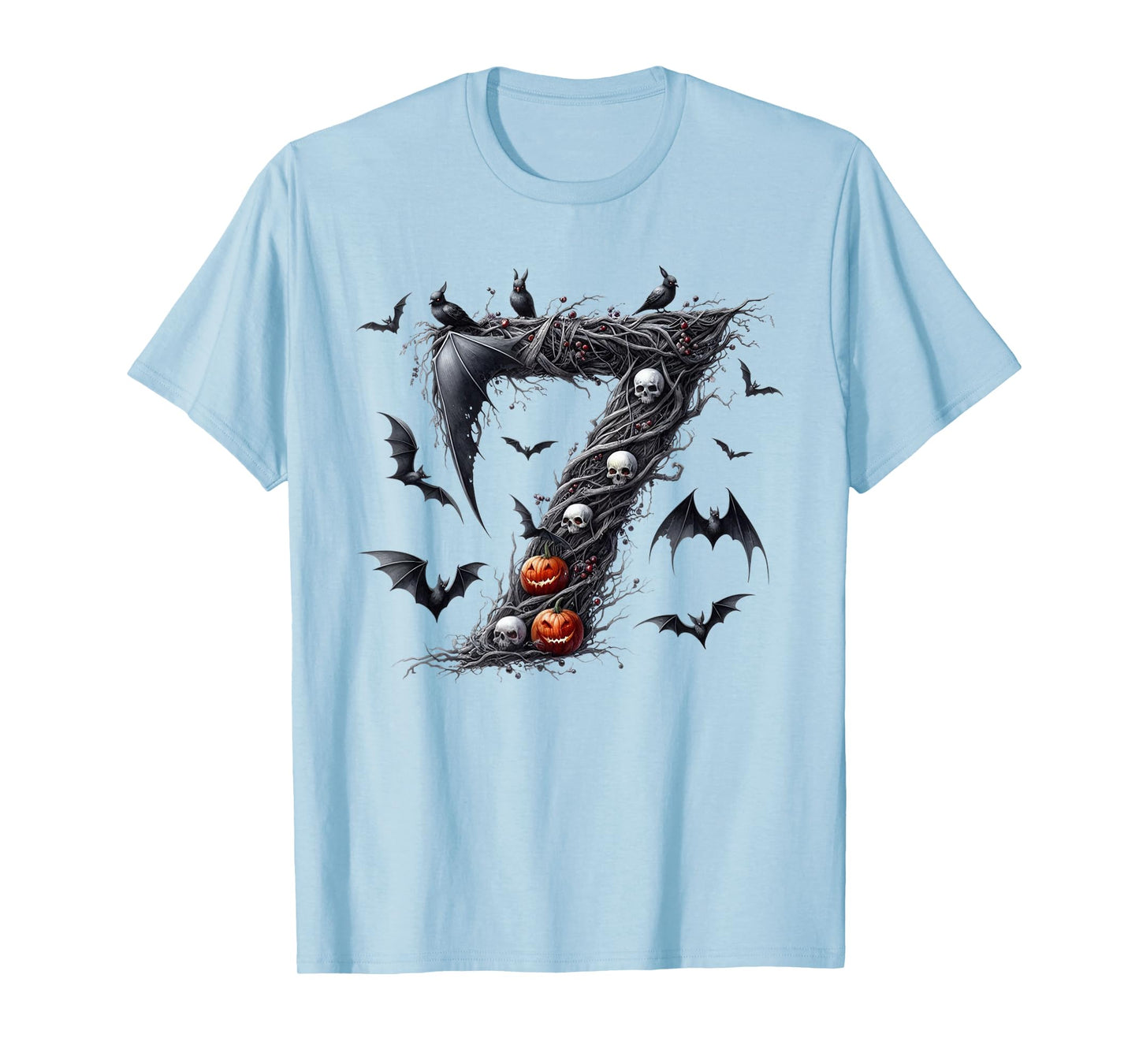 Six Seven Meme 6 7 Funny Halloween Couple Matching Costume T-Shirt