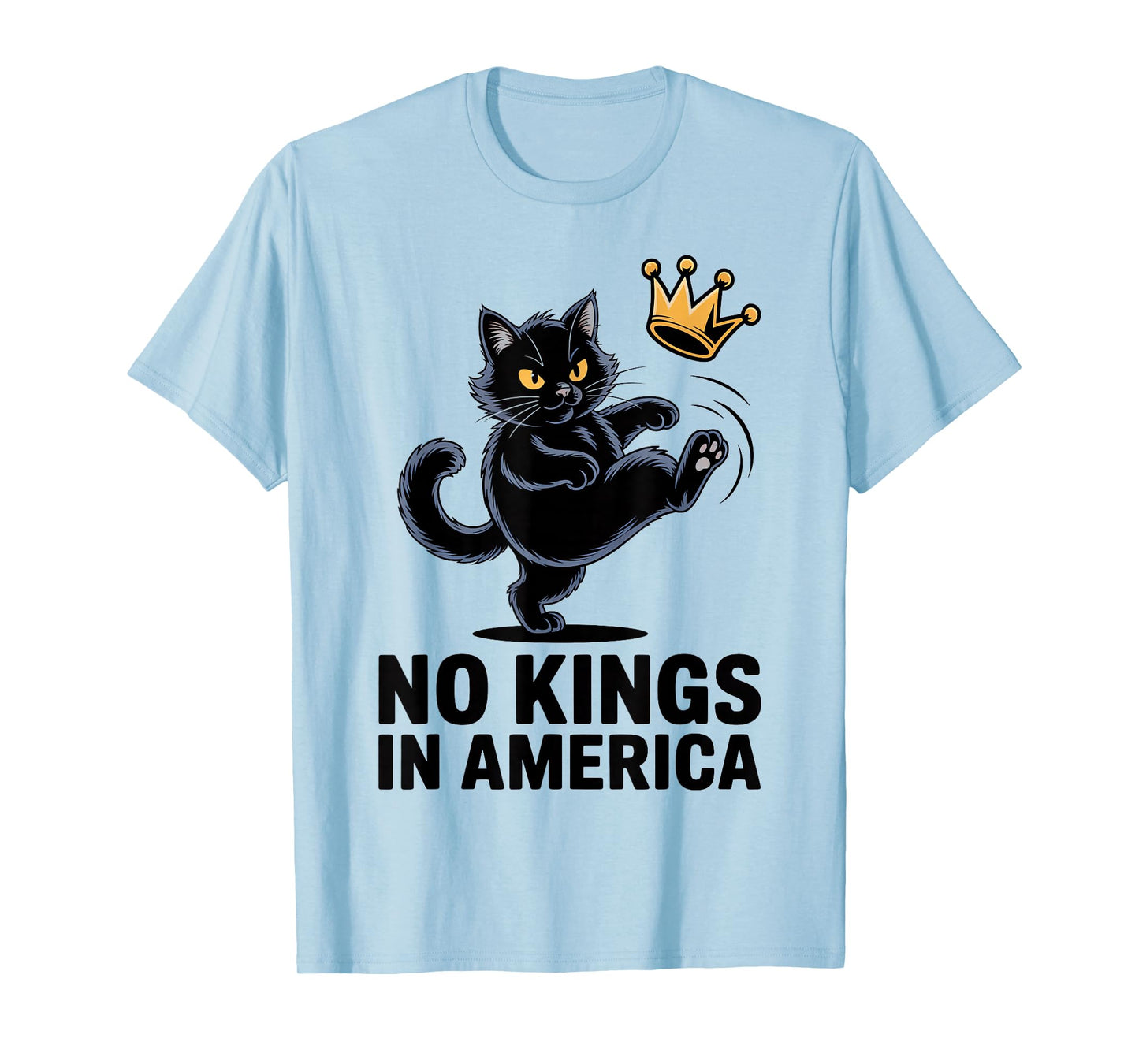No Kings in America Shirt Black Cat No Kings T-Shirt