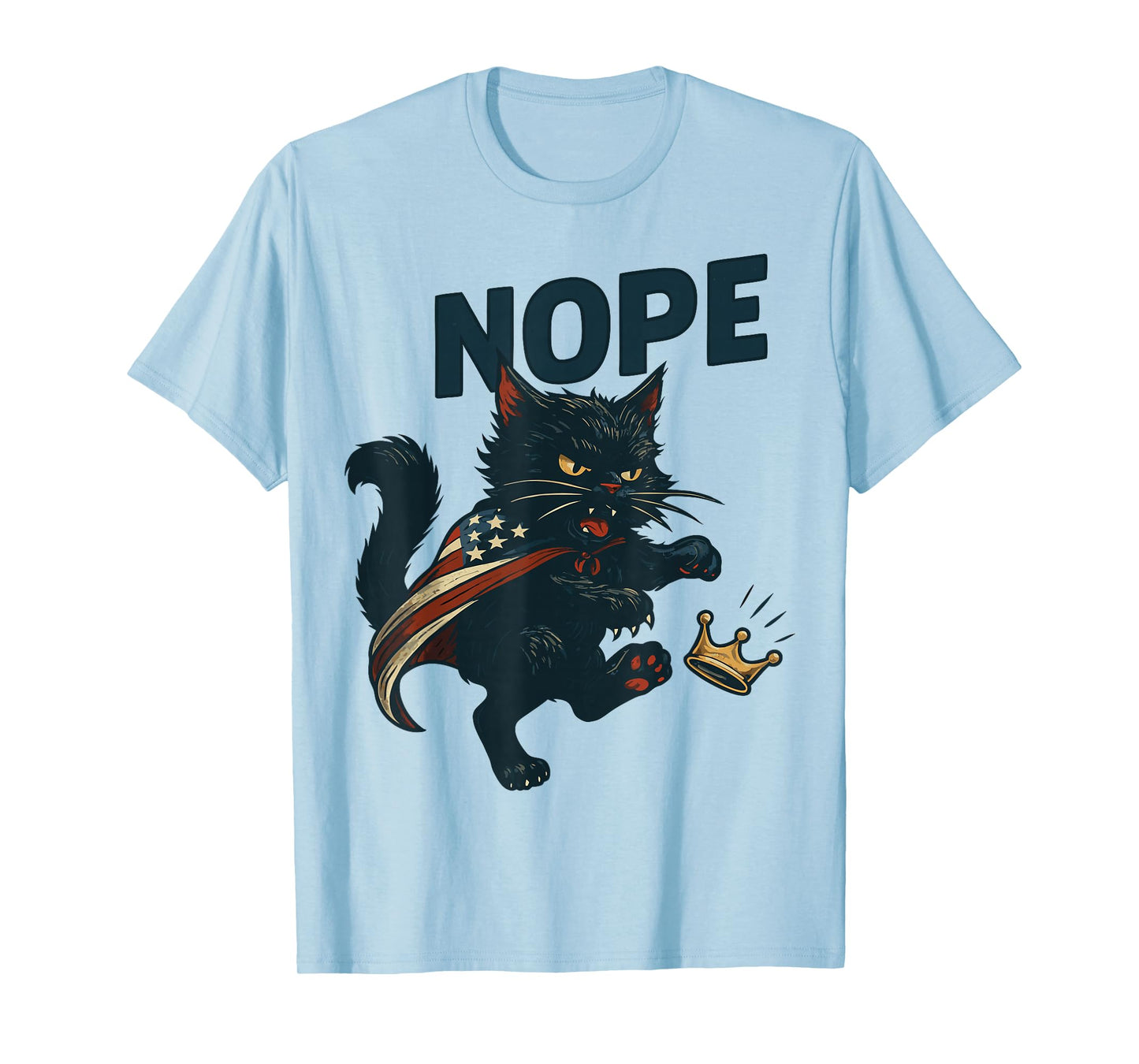 Funny Cat No Kings T-Shirt