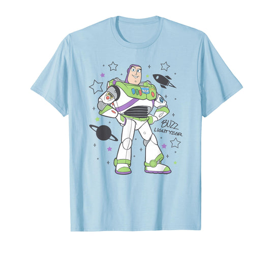 Disney Pixar Toy Story Buzz Lightyear's Signature Portrait T-Shirt