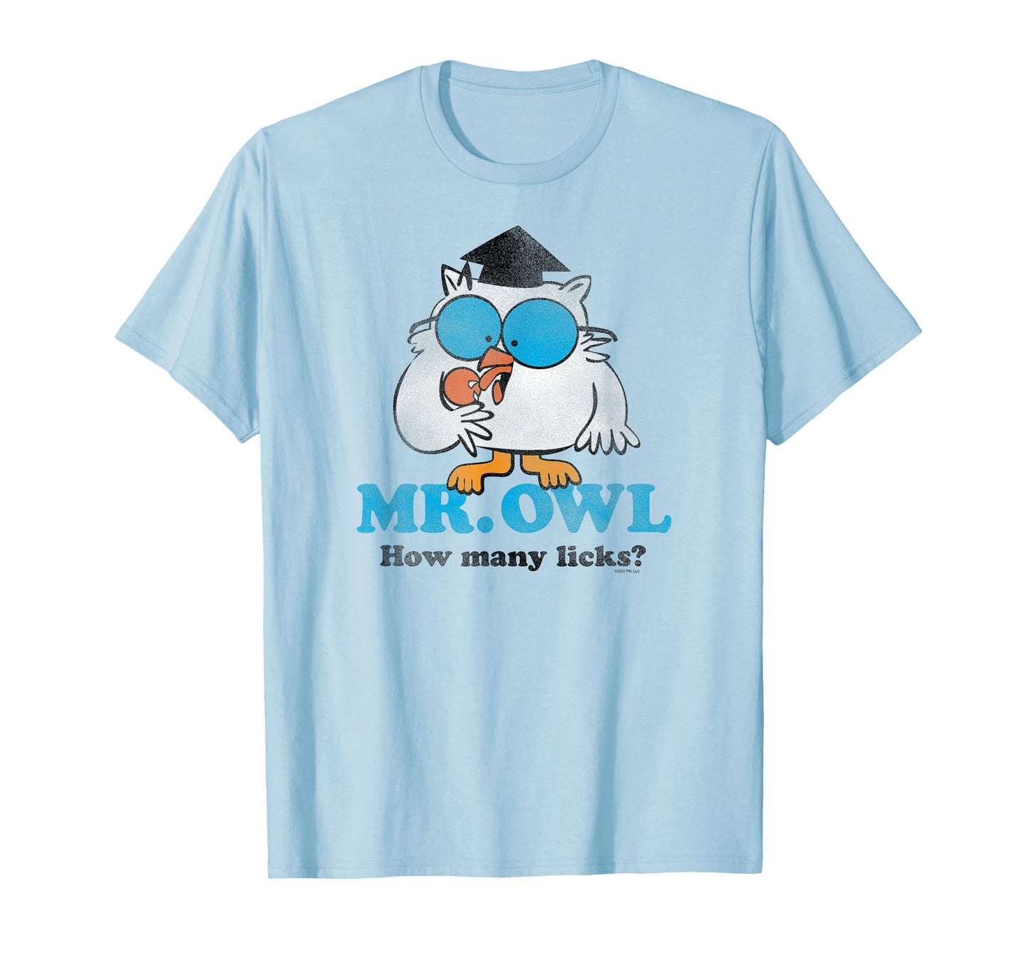 Tootsie Pops Mr. Owl How Many Licks? Sucker Candy T-Shirt