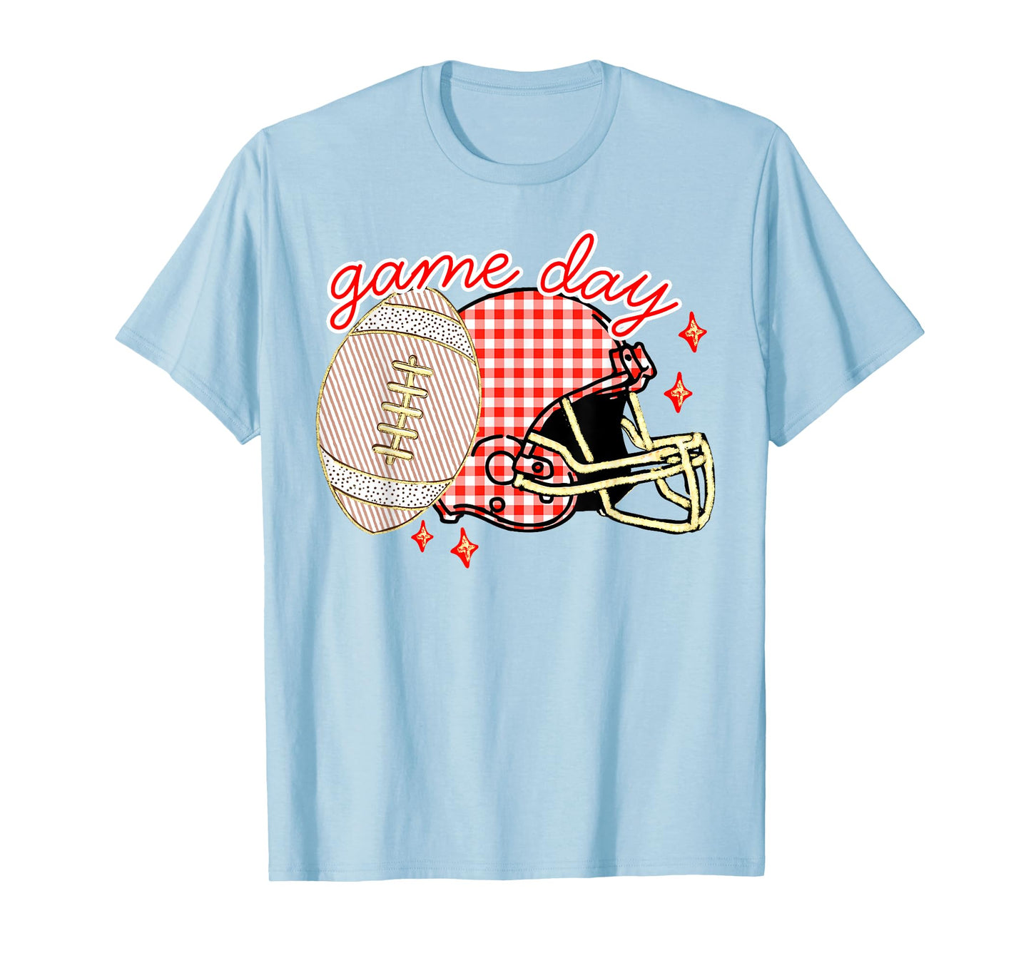 Preppy Football Game Day Touchdown Season Men Women Kids T-Shirt