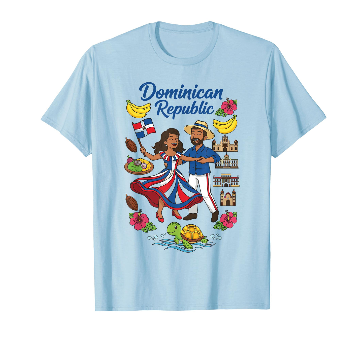Dominican Republic Culture Dancing Travel T-Shirt