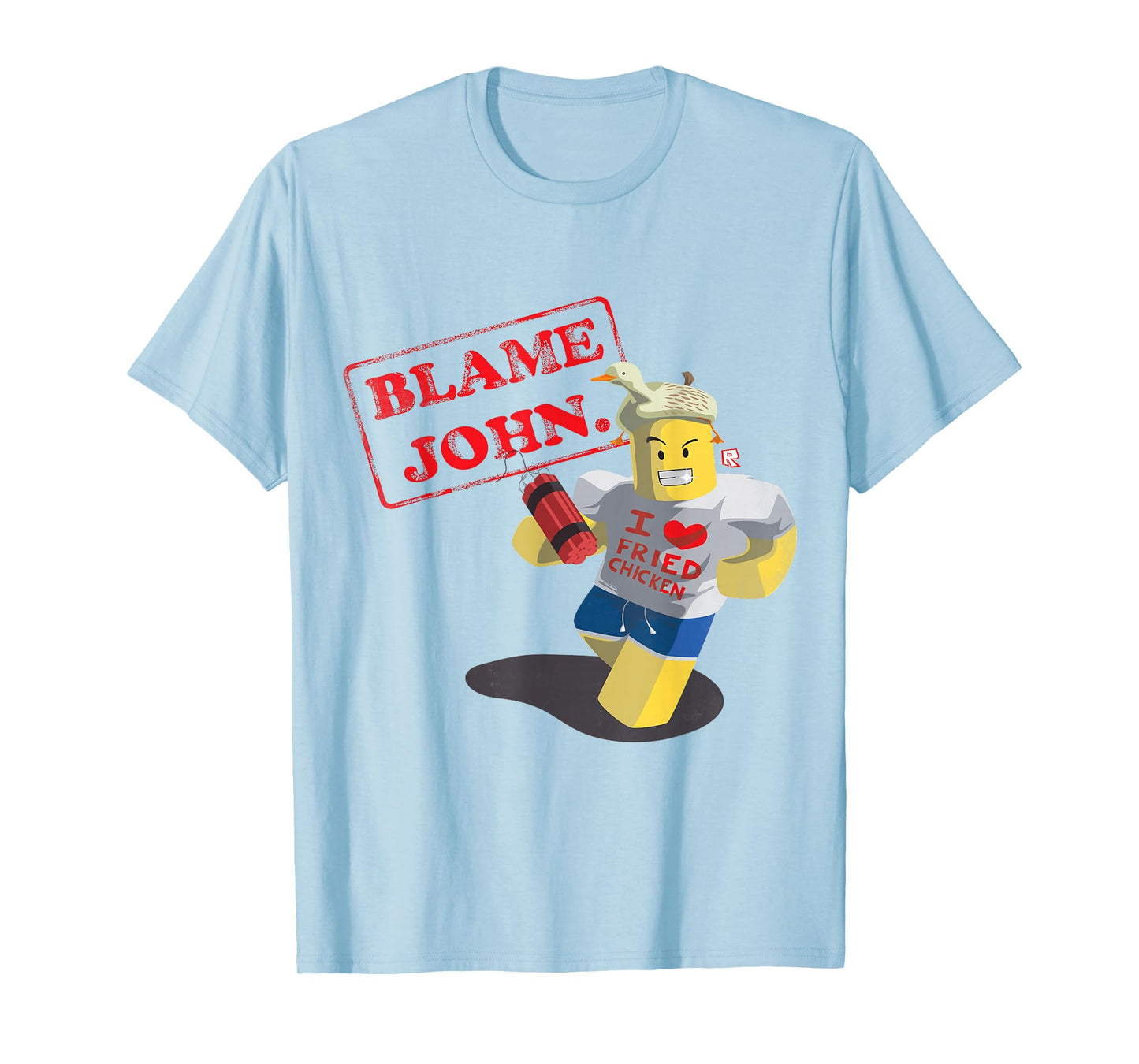 John Shedletsky i Love Fried Chicken Teens Boy Men Christmas T-Shirt
