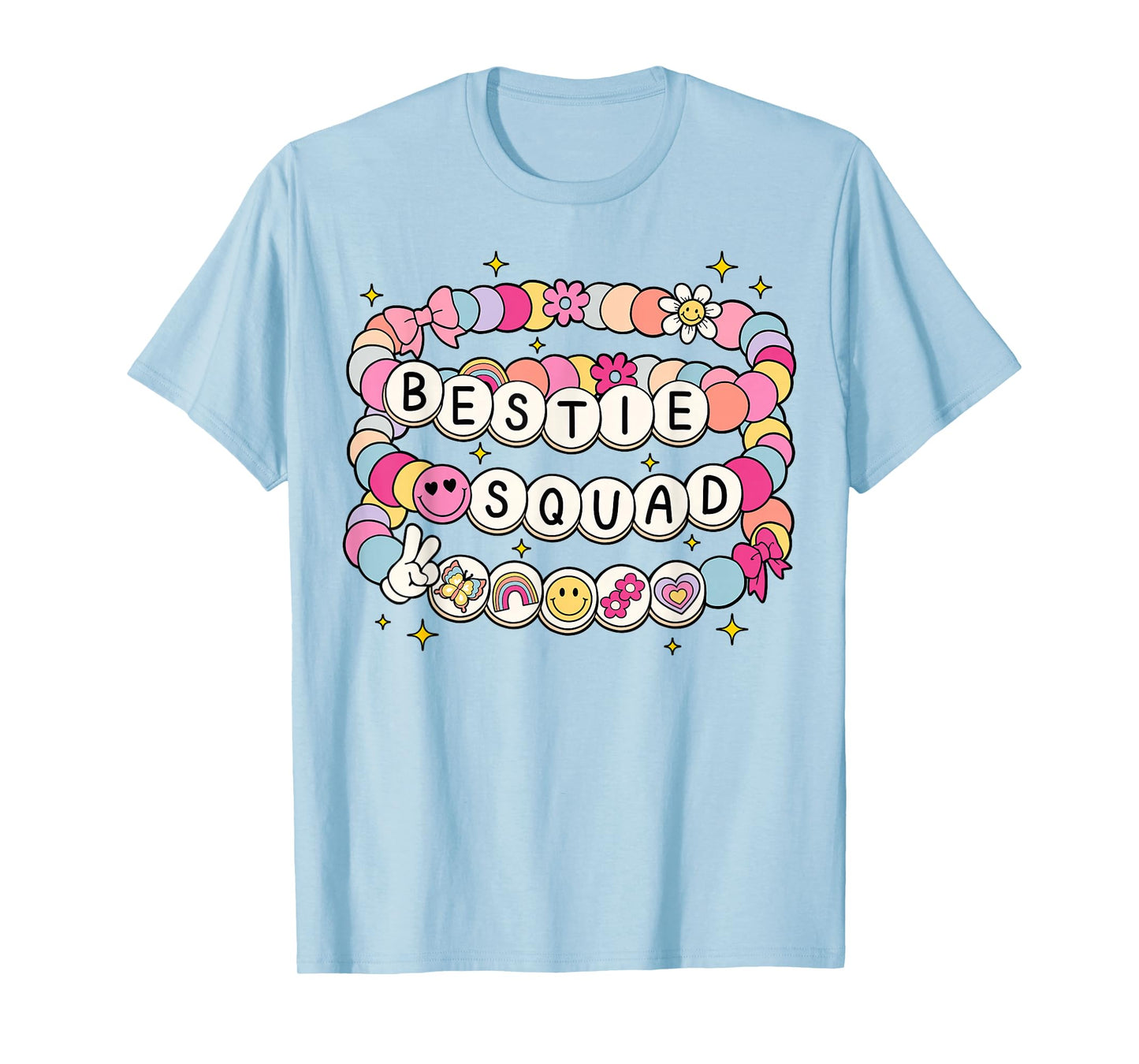 Bestie Squad Bracelets Best Friends Matching Girls T-Shirt