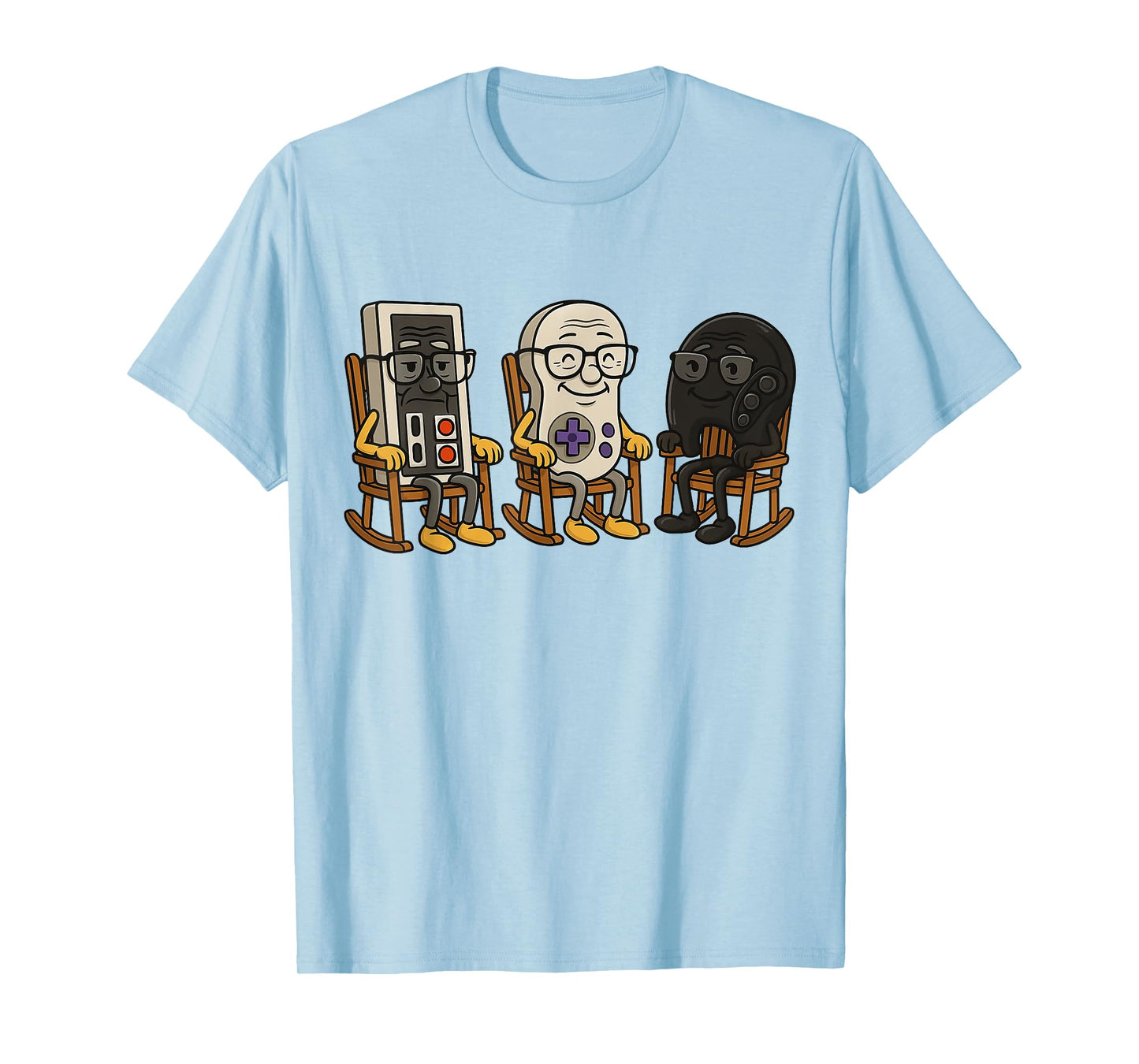 Funny Old Gamer Gaming Retro 90s 80s Video Game Old Gamer T-Shirt