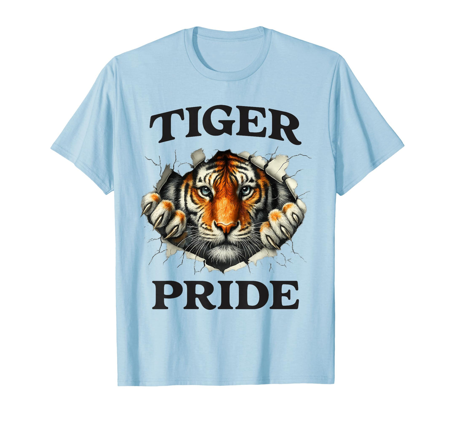 Retro Tiger Pride School Team Sports Vintage Design T-Shirt
