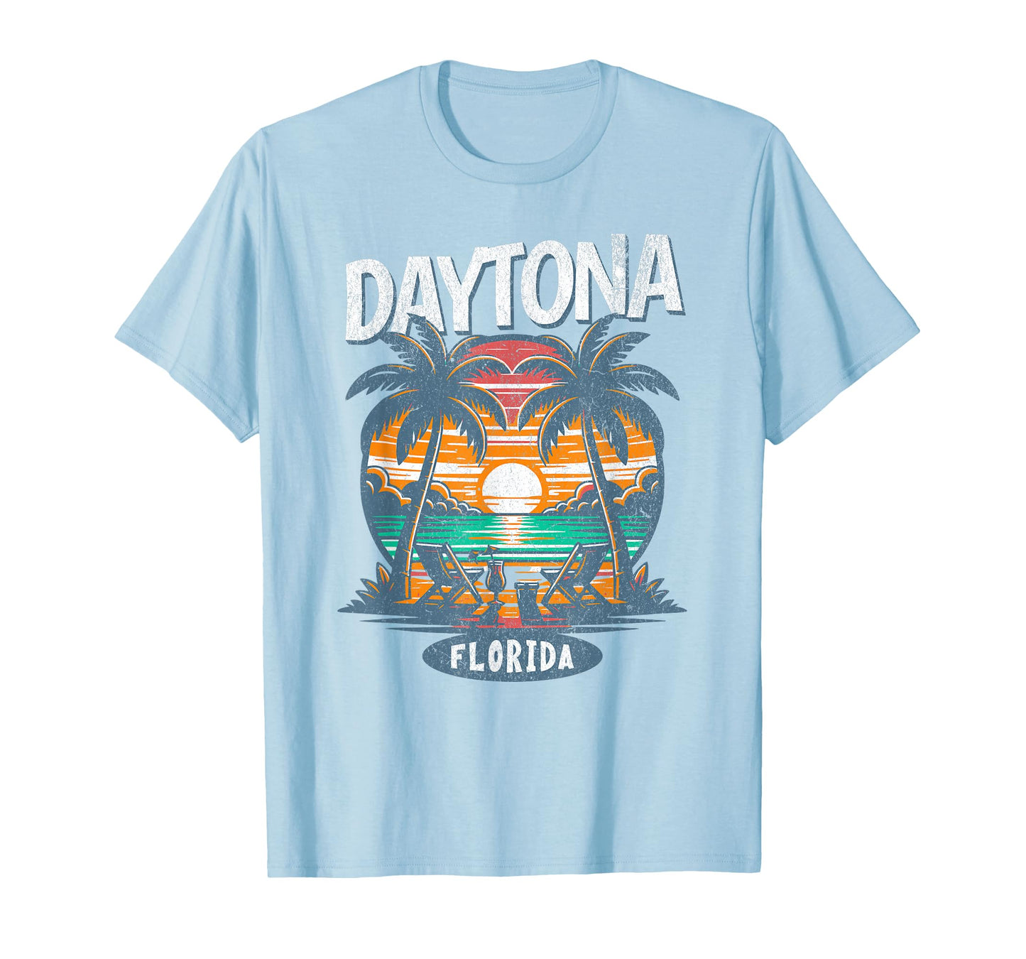 Daytona Beach Florida Vintage Spring Break Vacation Retro T-Shirt