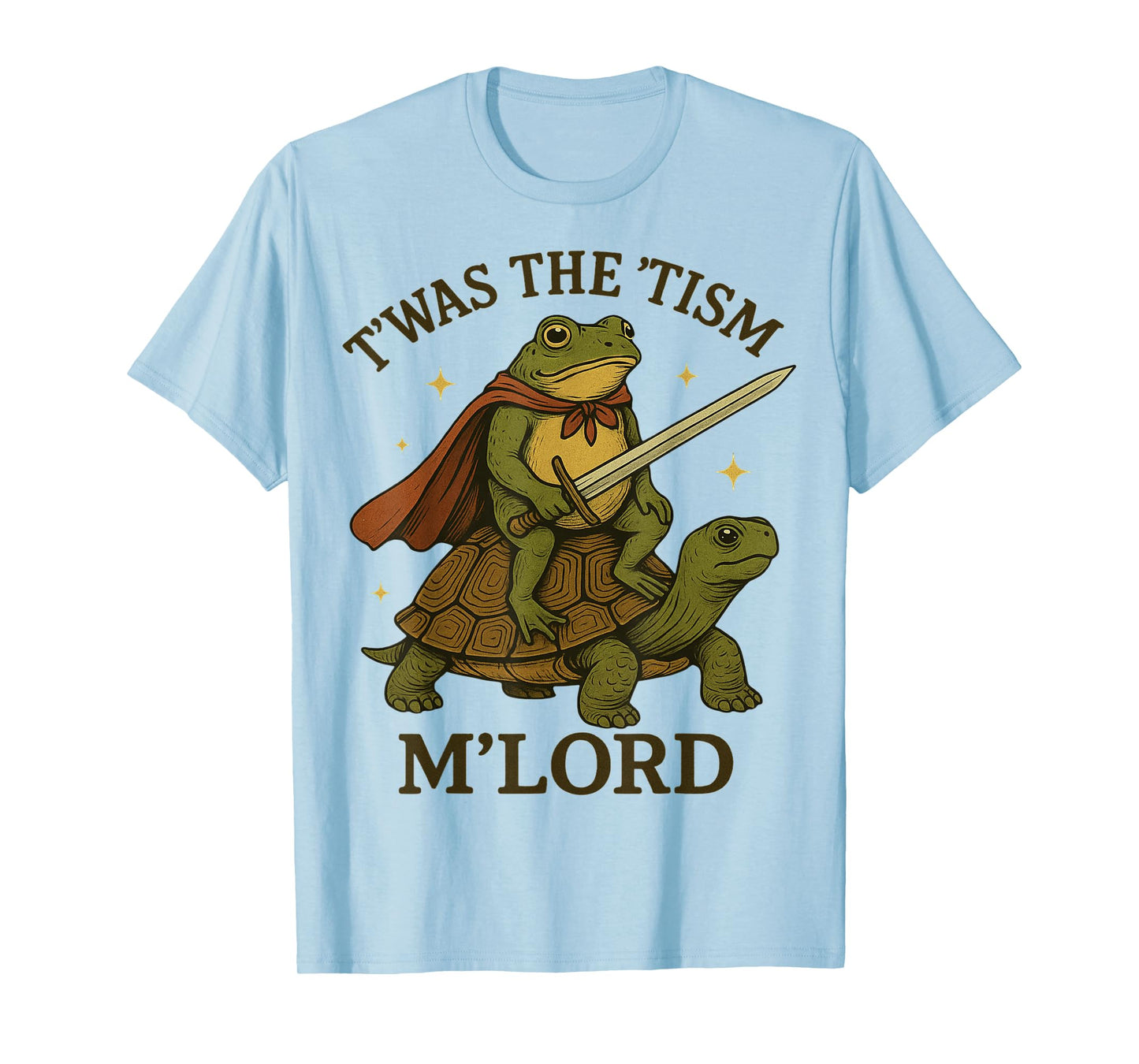 TWAS The Tism M Lord Funny Vintage Frog Graphic Tee Autism T-Shirt