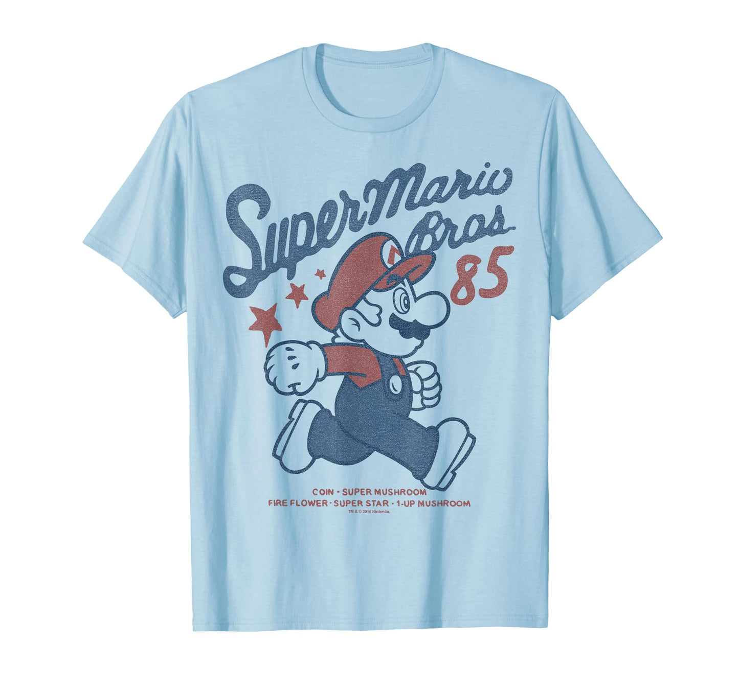 Nintendo Super Mario Brothers '85 Vintage Stars T-Shirt T-Shirt