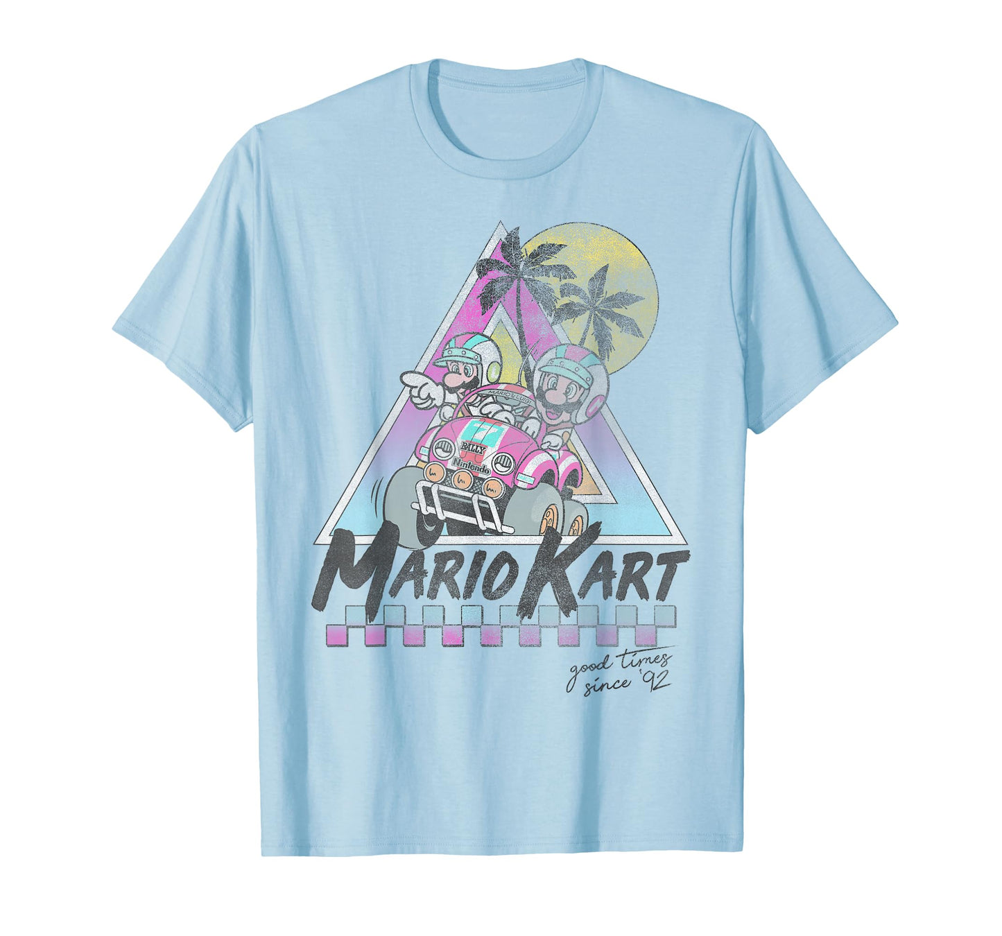 Mario Kart Mario And Luigi Good Time Since 92 Vintage T-Shirt