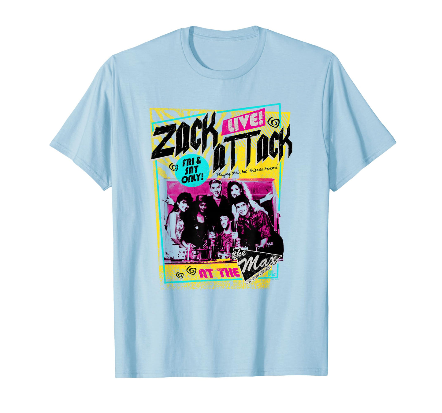 Saved By The Bell Zack Attack Live T-Shirt