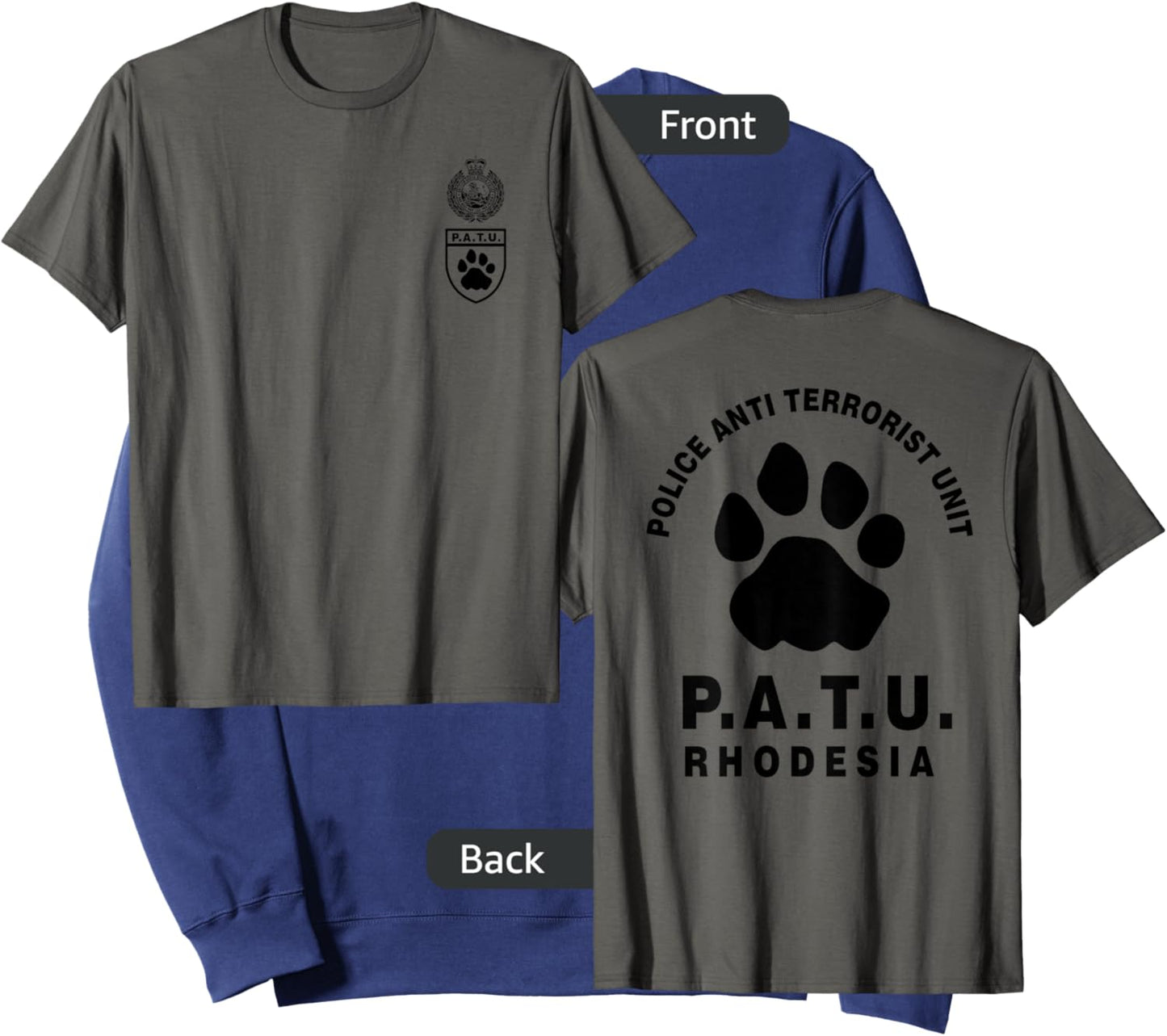 BSAP Police PATU Police Anti-Terrorist Unit Sweatshirt - Sweatshirt | Navy