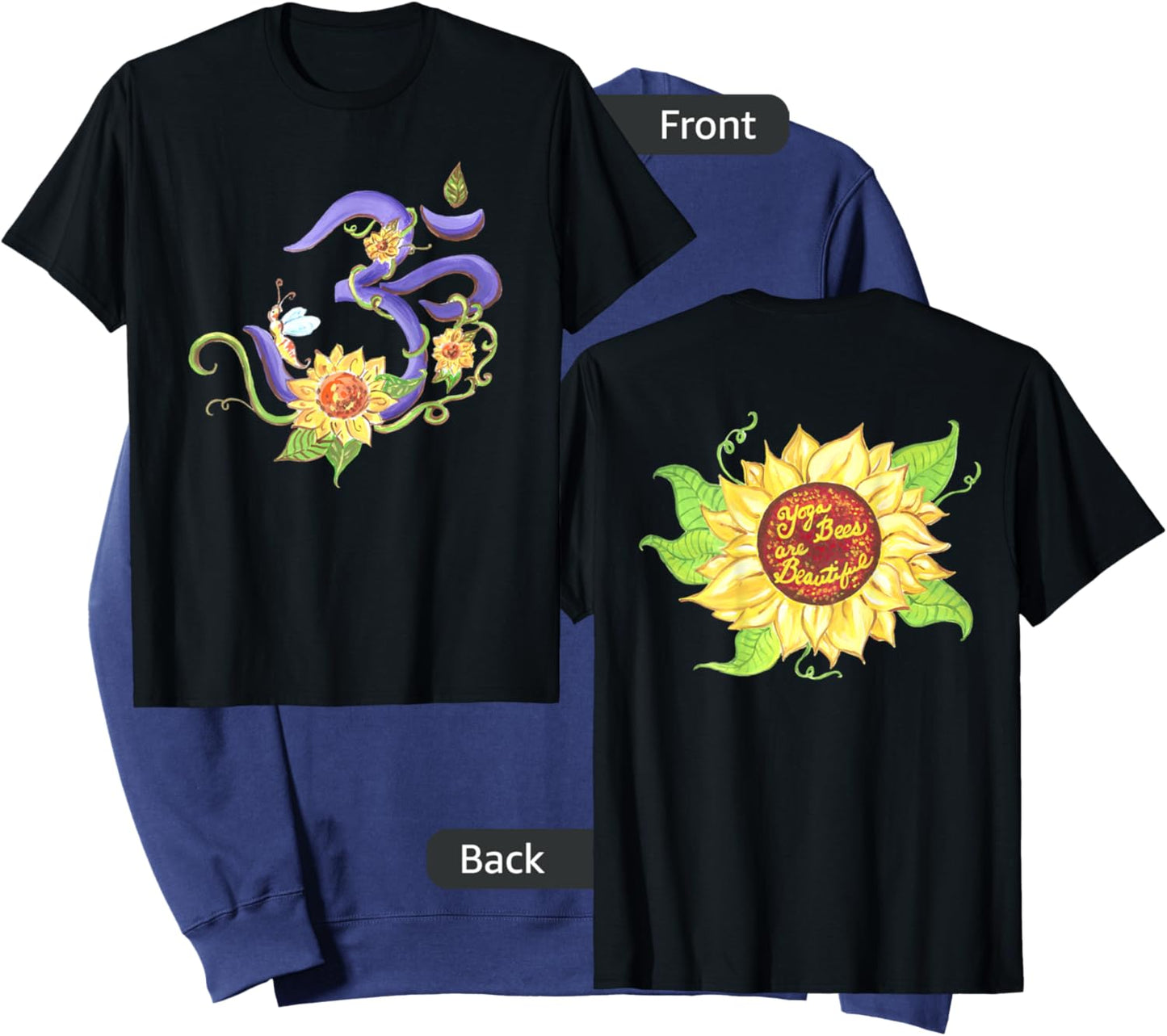 Sunflower Om Sweatshirt - Sweatshirt | Navy