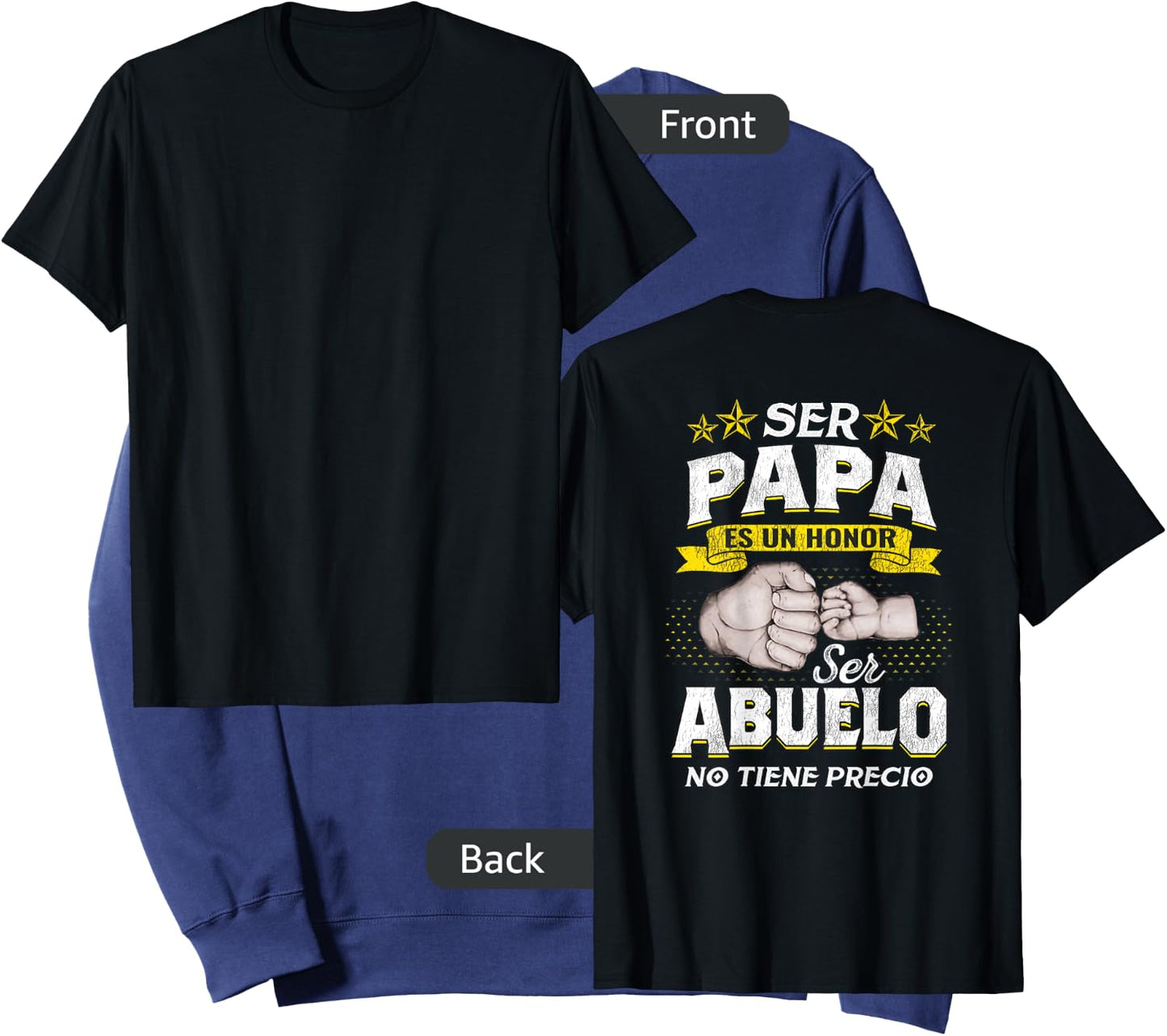 Nuevo Abuelo / New Grandfather Beautiful Saying Sweatshirt - Sweatshirt | Navy