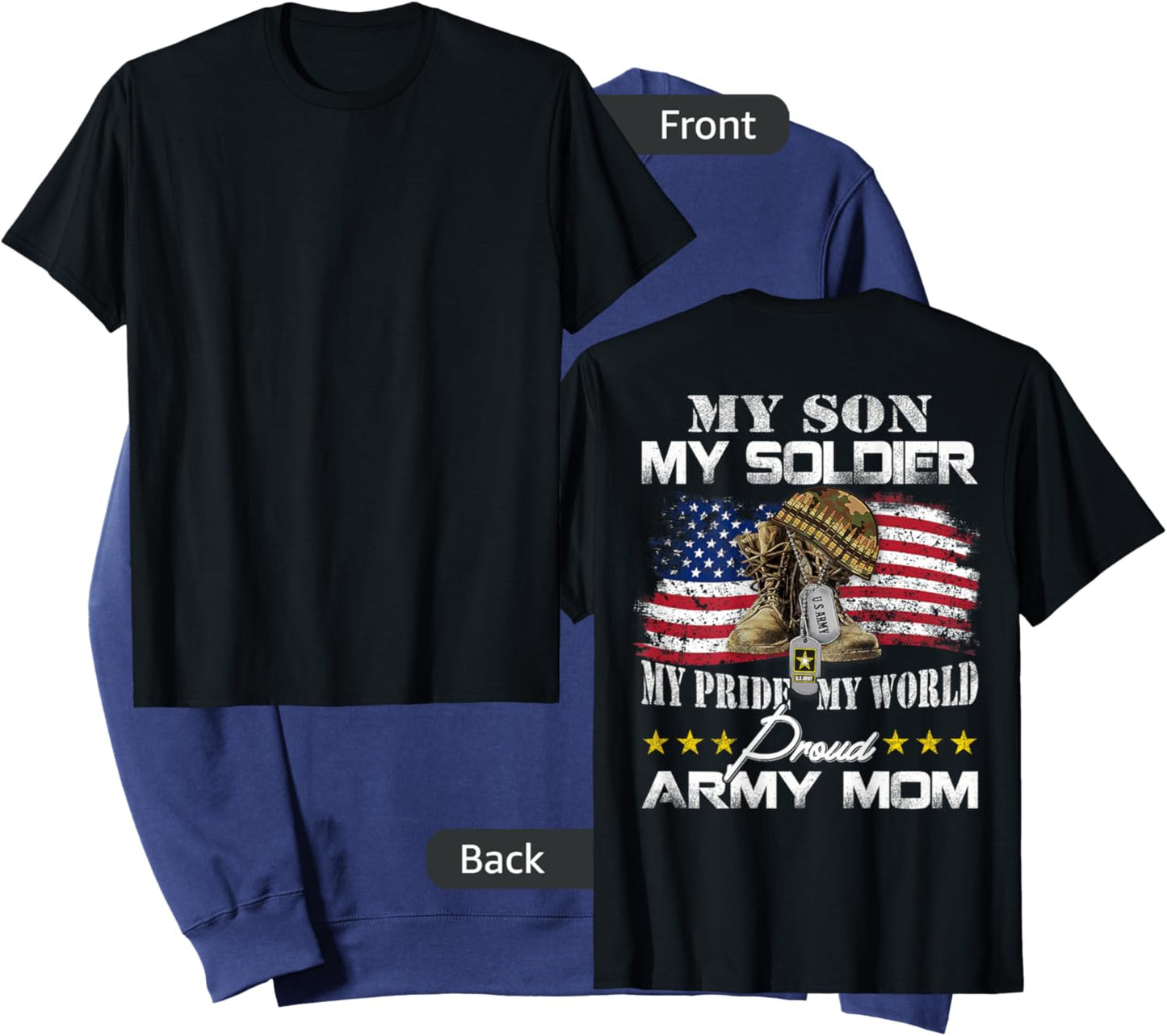 Proud Army Mom Army Mom Army Graduation Mom Army Mom Gift Sweatshirt - Sweatshirt | Navy