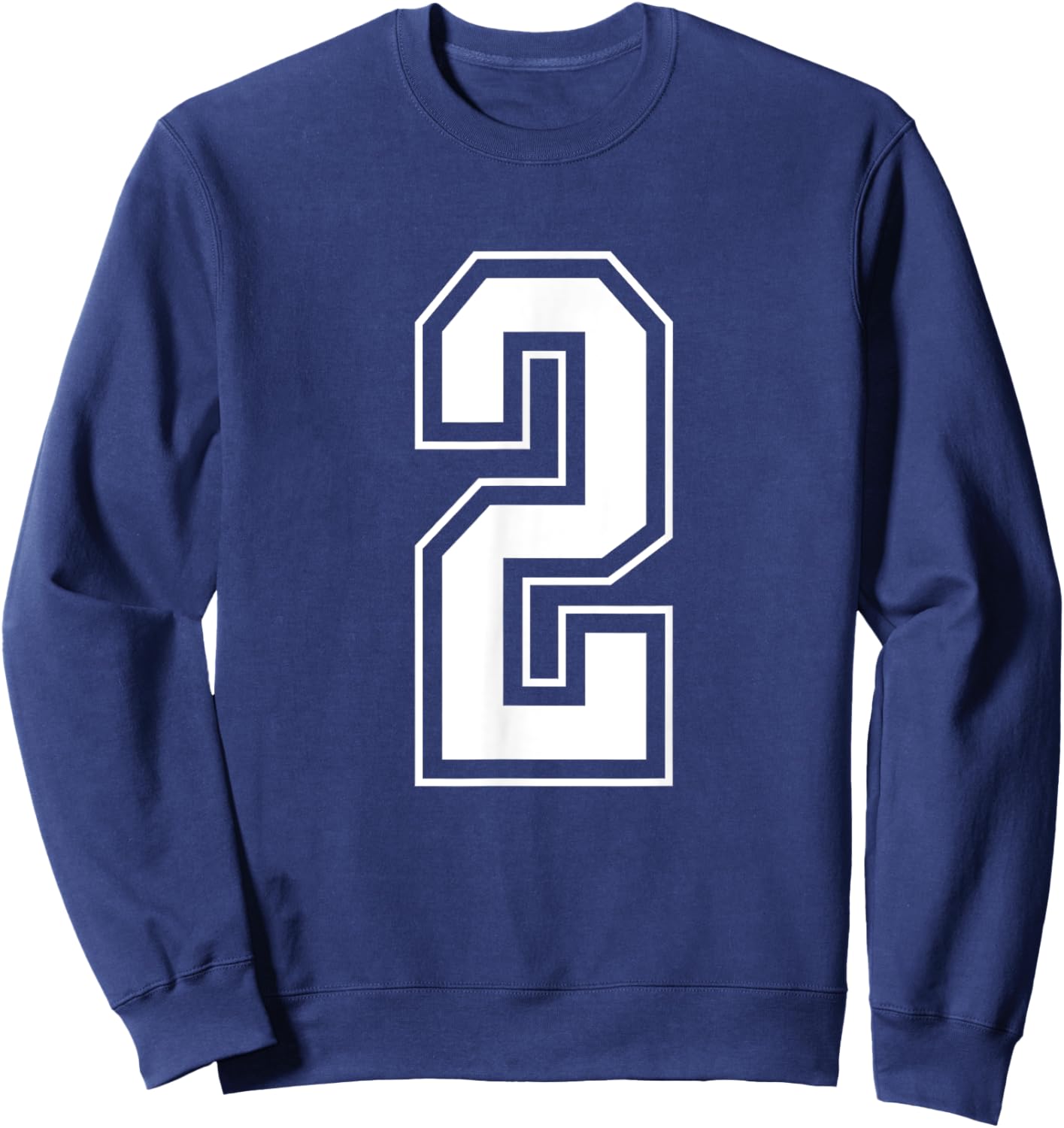 Varsity Jersey Number 2 Sweatshirt - Sweatshirt | Navy
