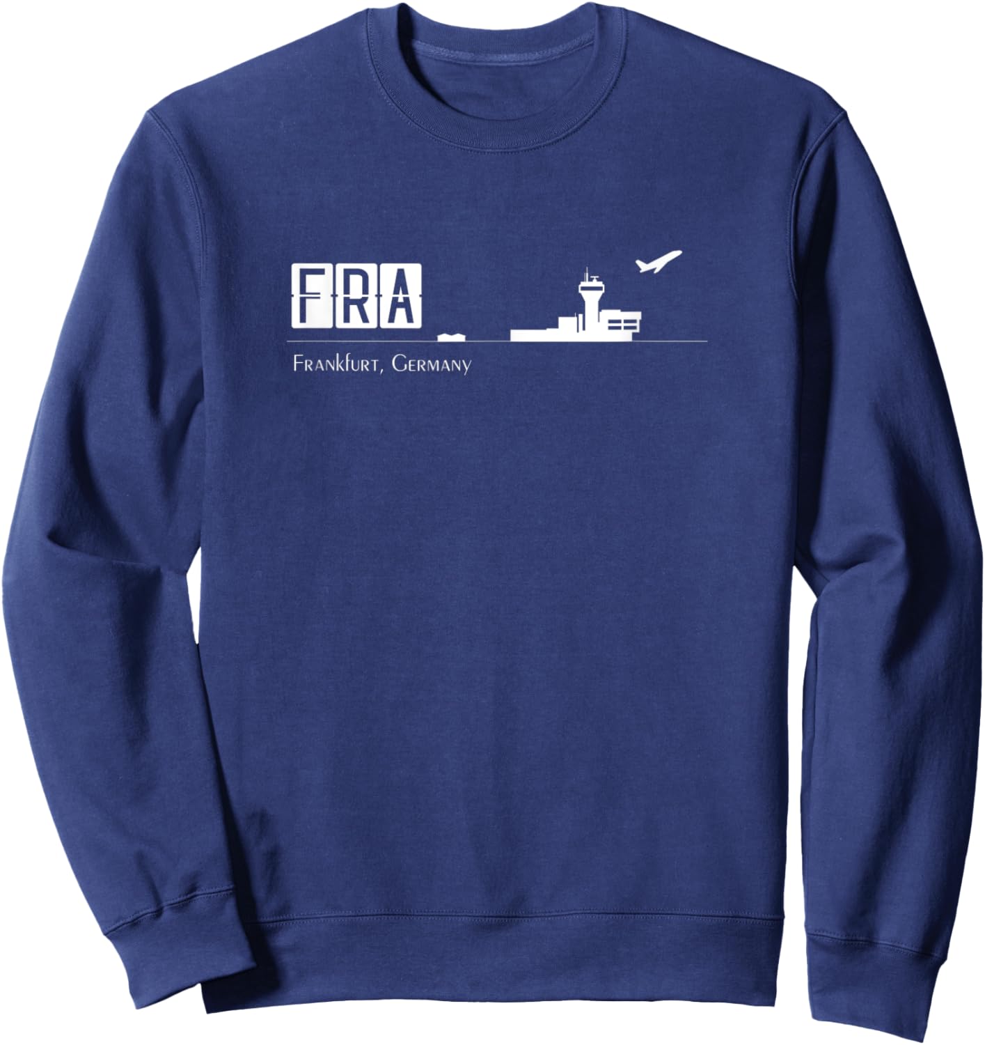 FRA Airport Code for Frankfurt Germany Sweatshirt - Sweatshirt | Navy