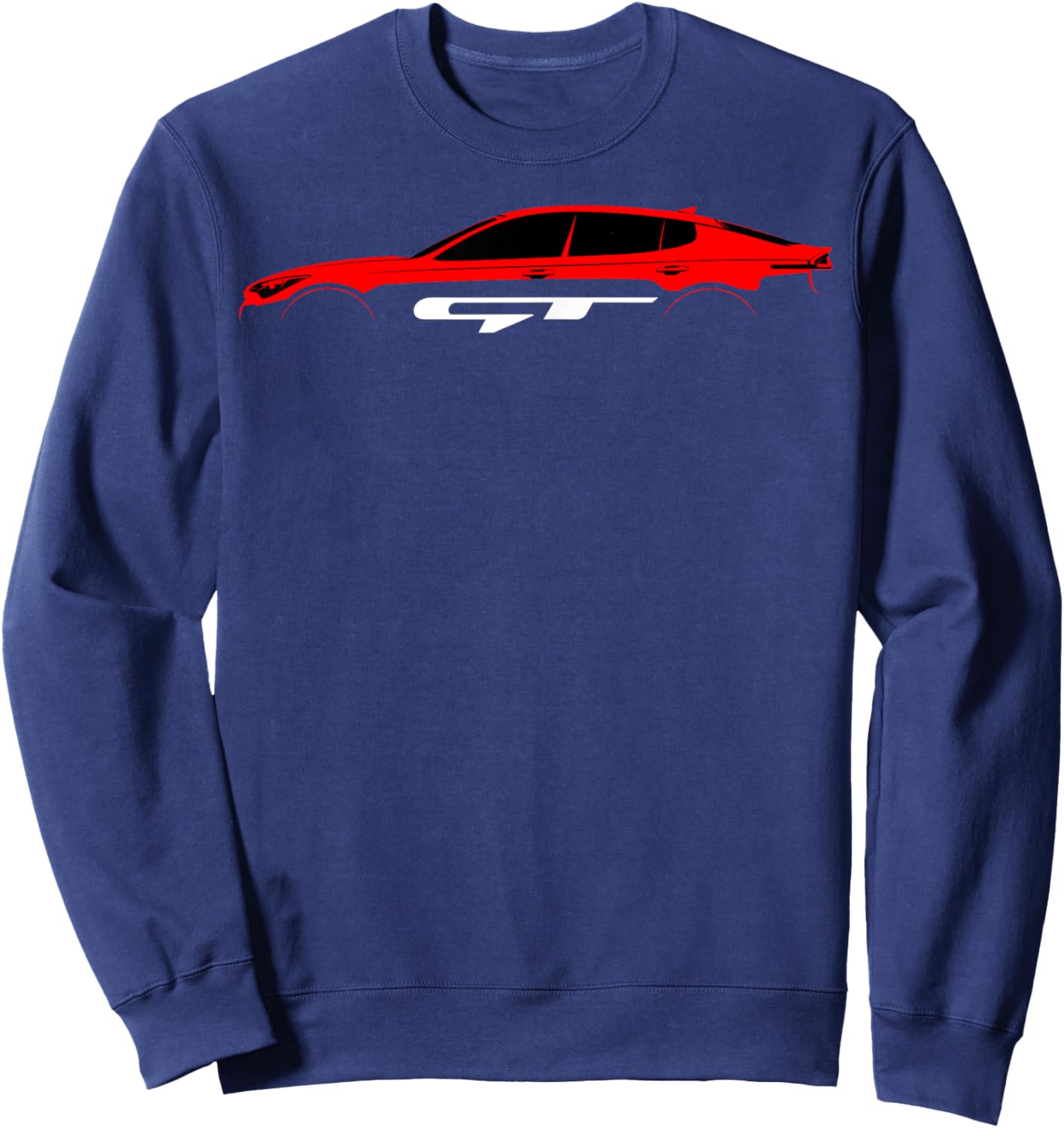 Stinger GT KDM Red Silhouette Sweatshirt - Sweatshirt | Navy