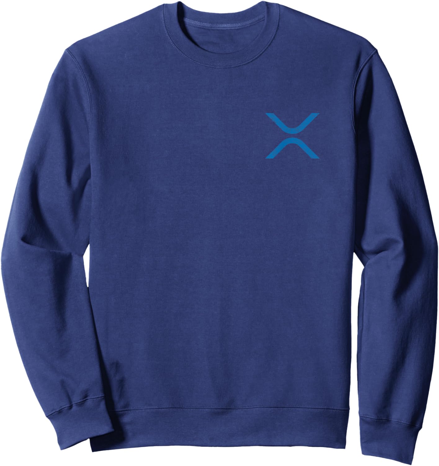 XRP Crypto Vintage Retro Pocket Sweatshirt - Sweatshirt | Navy