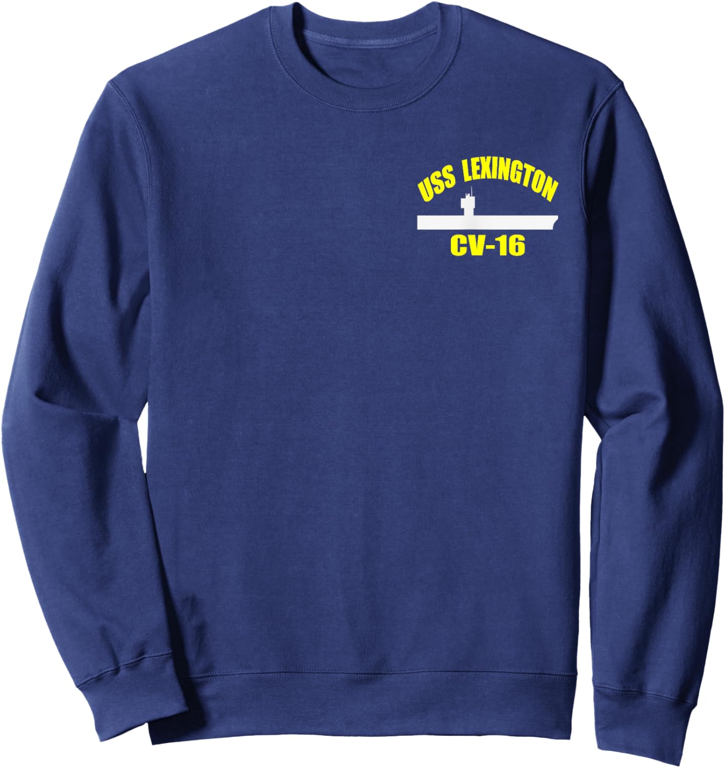 USS Lexington CV-16 WW2 Aircraft Carrier Veteran Father Day Sweatshirt - Sweatshirt | Navy