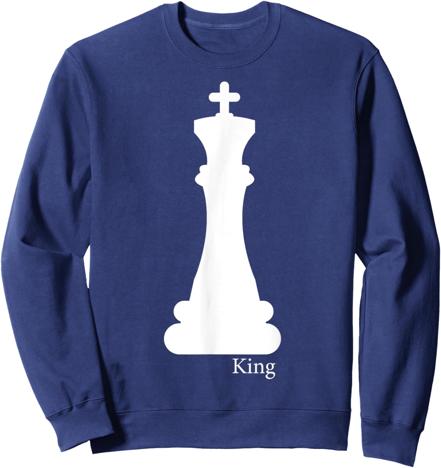Halloween Costume Chess Piece King Kids Club Men Women Sweatshirt - Sweatshirt | Navy