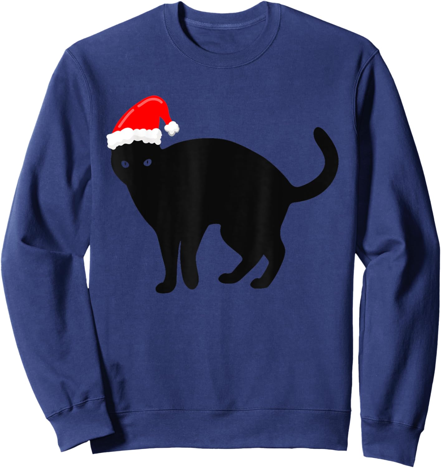 Cat Christmas for Cat Lover Sweatshirt - Sweatshirt | Navy