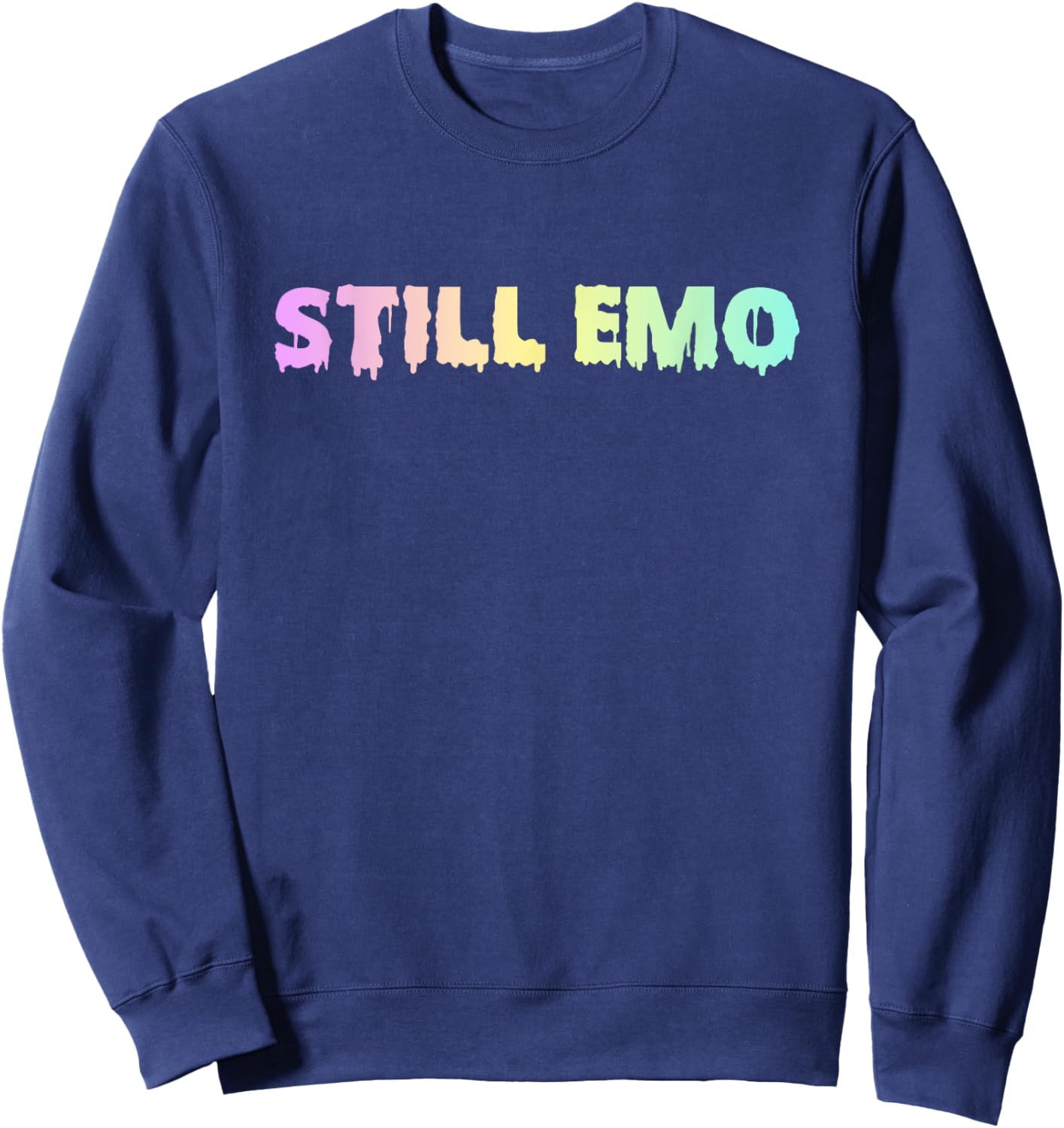 Pastel Goth Still Emo Sweatshirt - Sweatshirt | Navy