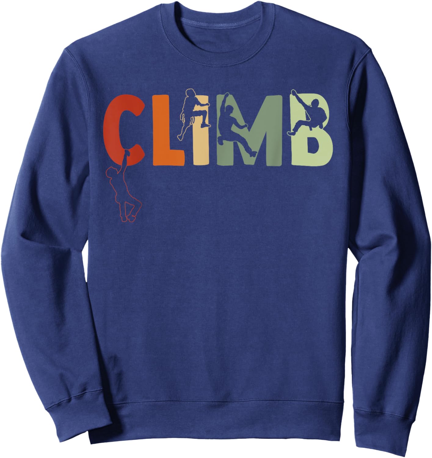 Climbing Bouldering Rock Climber Climbing Sweatshirt - Sweatshirt | Navy