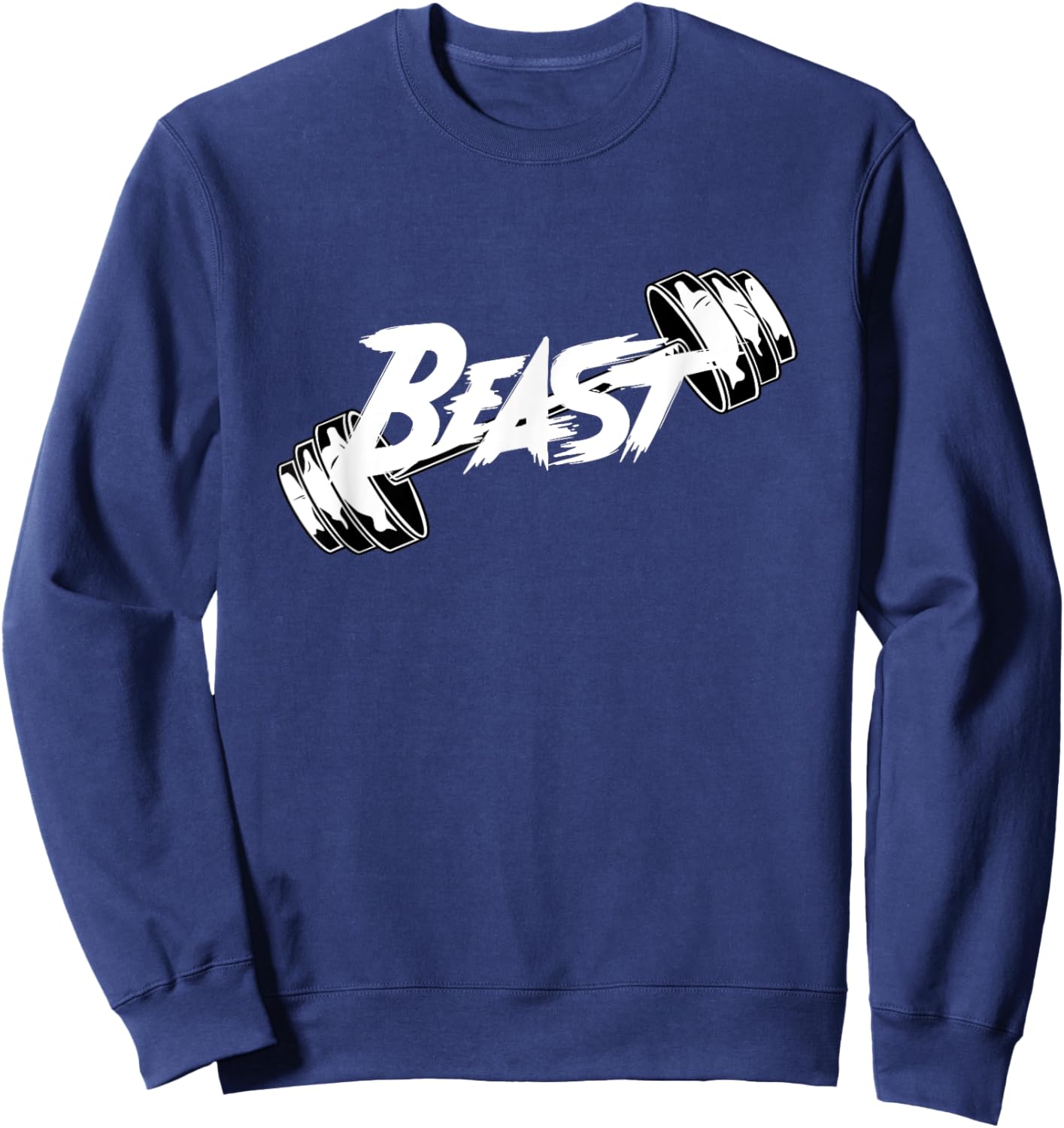 Beast performance motivation Graphic Sweatshirt - Sweatshirt | Navy