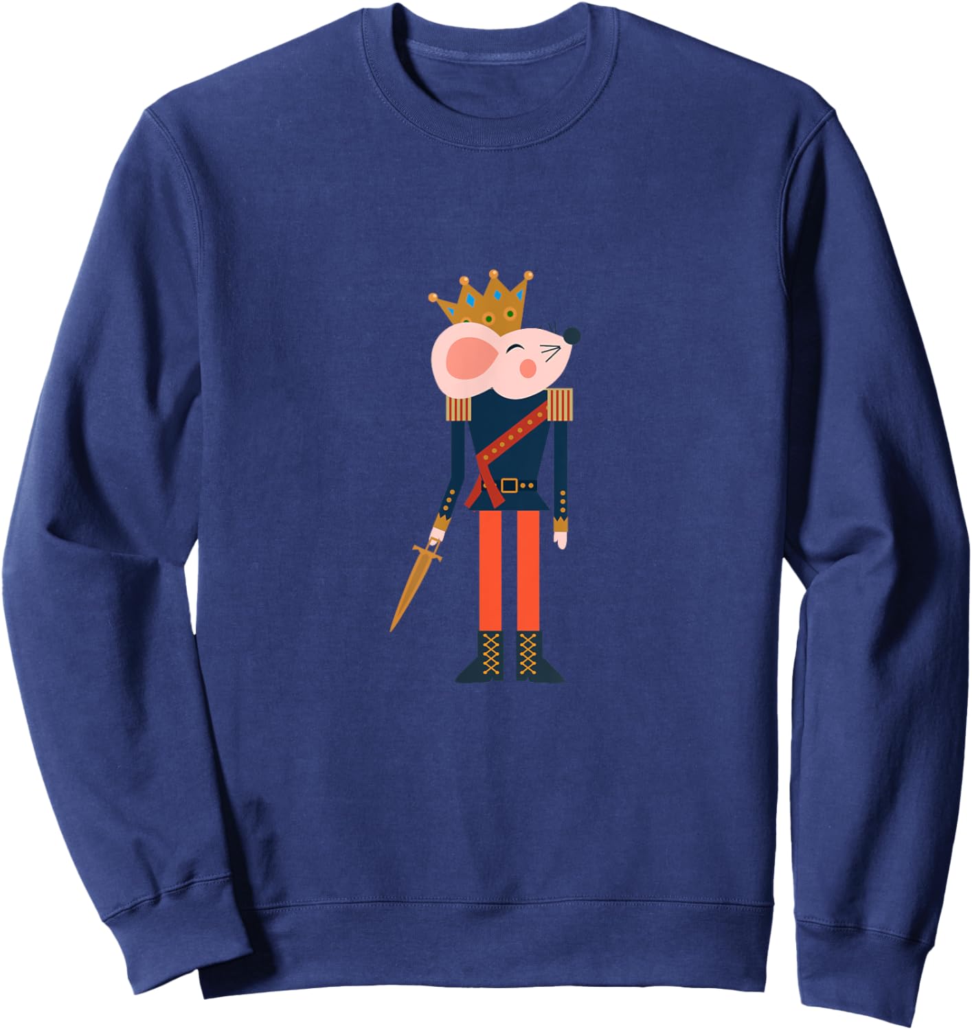 #2 - 5 Matching Family - King Rat Princess Nutcracker Ballet Sweatshirt - Sweatshirt | Navy