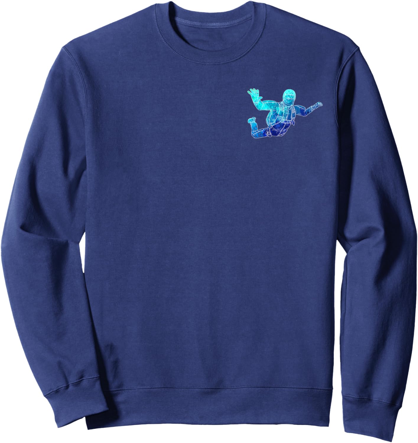 Skydiver Parachute Wingsuit & Wind Tunnel Jumping Free Fall Sweatshirt - Sweatshirt | Navy