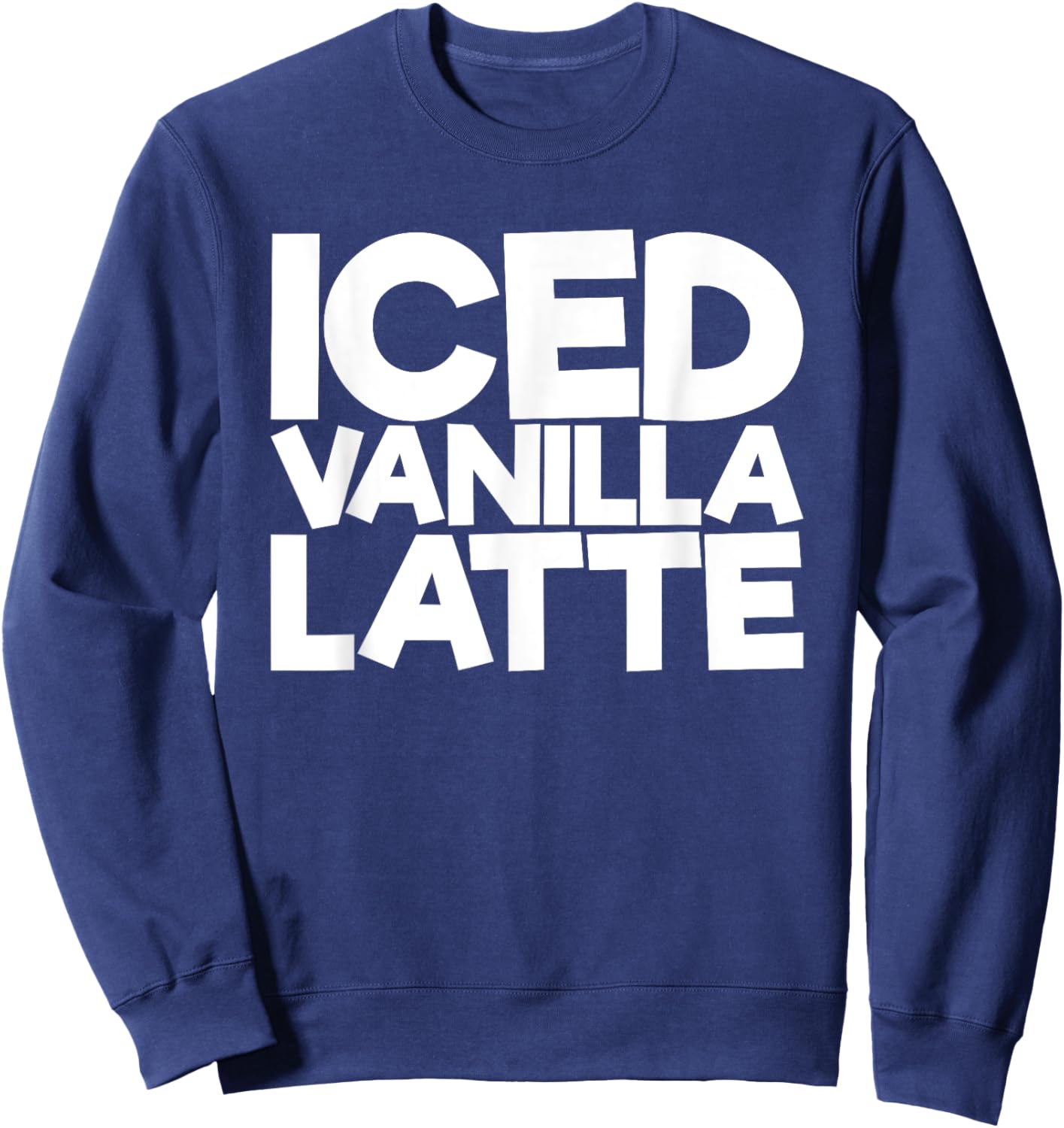 Iced Vanilla Latte Sweatshirt - Sweatshirt | Navy