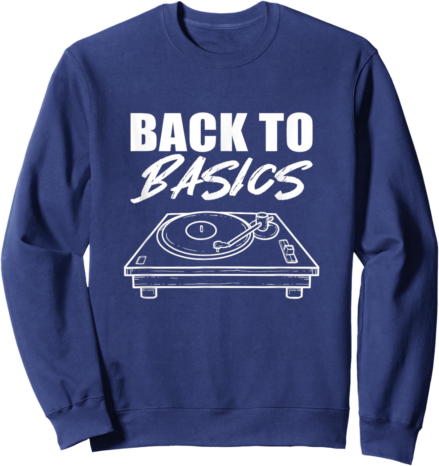 Back to Basics Musician Sweatshirt - Sweatshirt | Navy