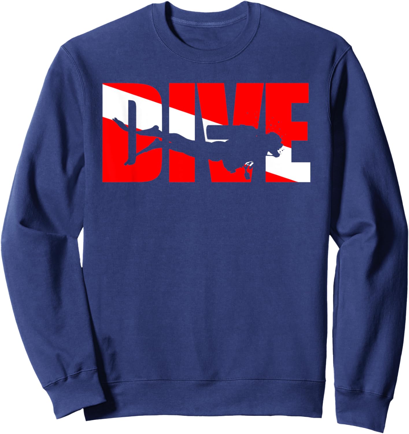 Dive Scuba Diving Dive Sweatshirt - Sweatshirt | Navy