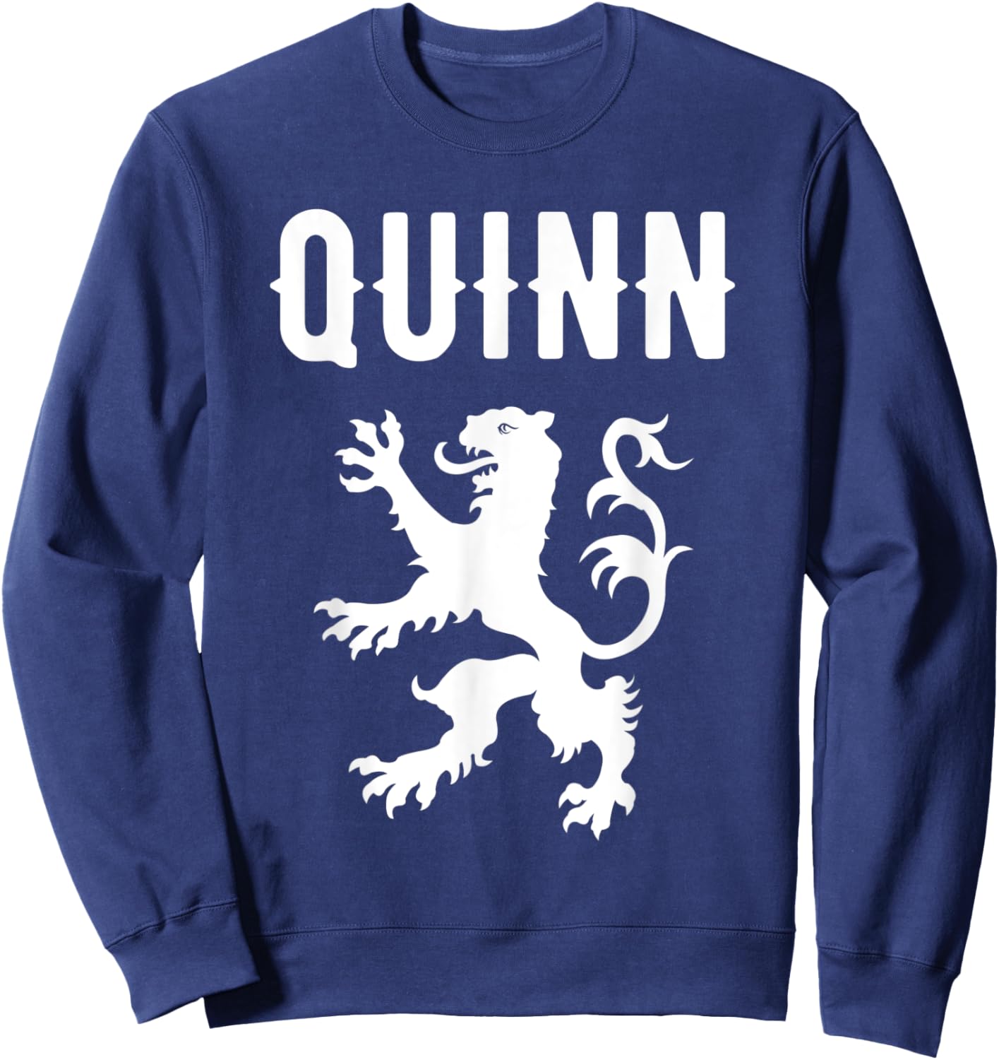 Quinn Clan Scottish Family Name Scotland Heraldry Sweatshirt - Sweatshirt | Navy
