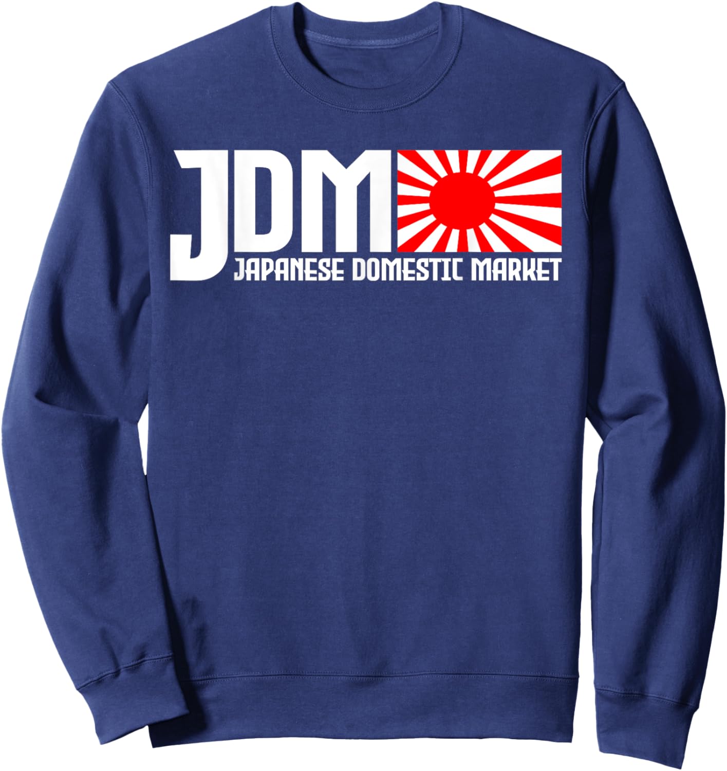JDM Motorsport Car Tuning Automotive Sweatshirt - Sweatshirt | Navy