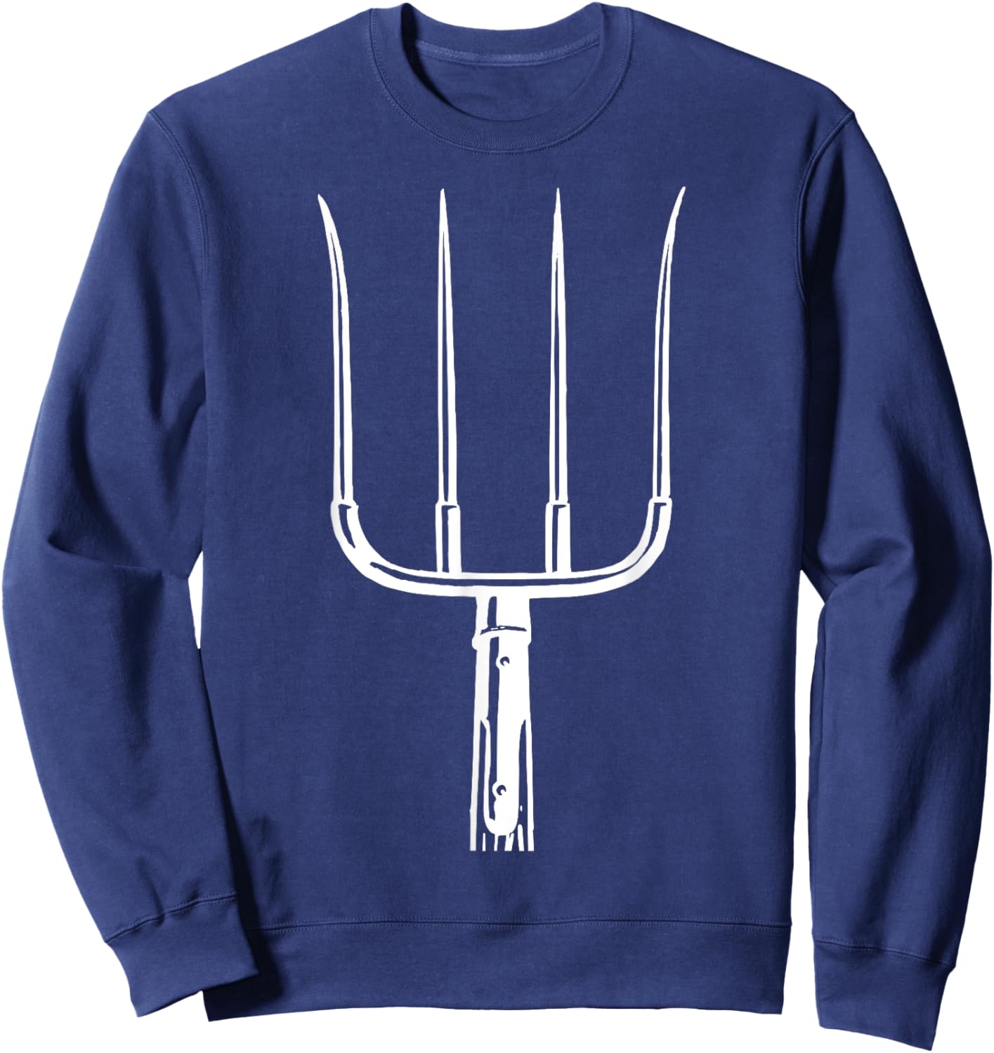 Pitchfork for a Homesteading Farmer Sweatshirt - Sweatshirt | Navy