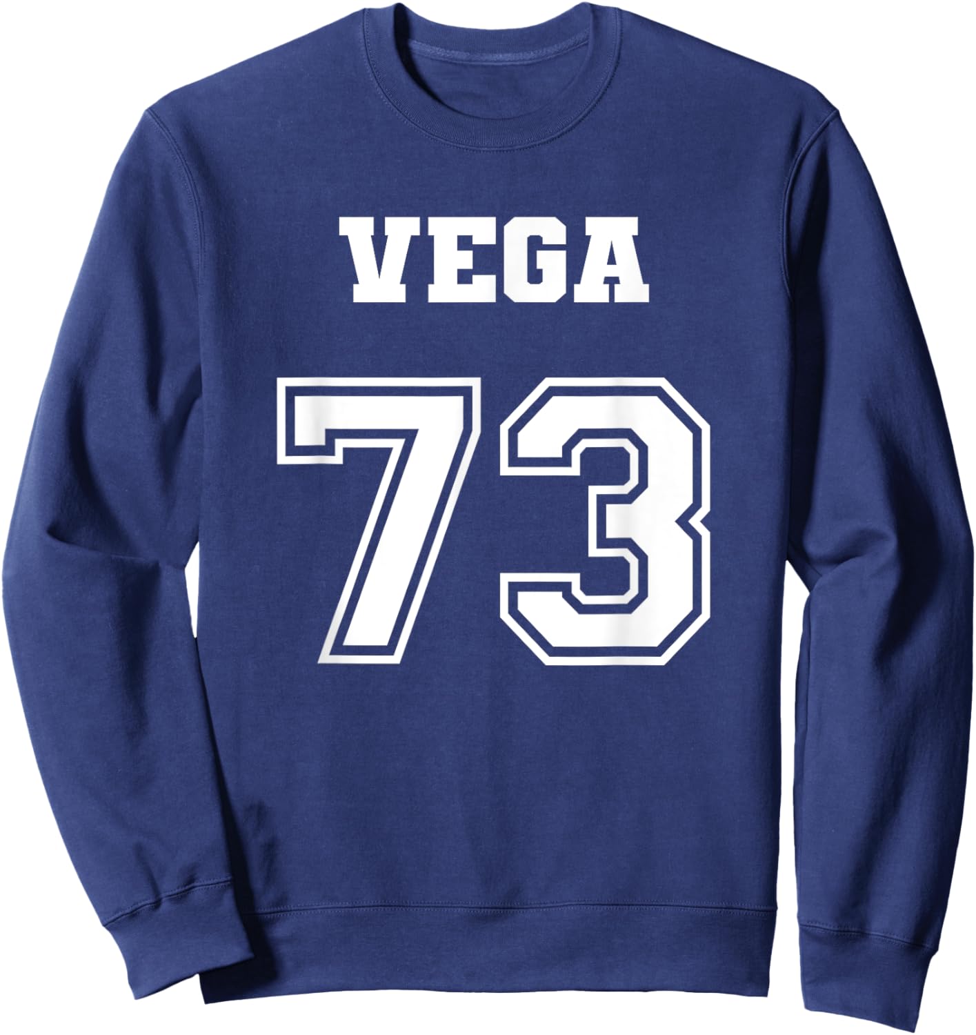 Jersey Style 1973 73 Vega Vintage Drag Racing Car Sweatshirt - Sweatshirt | Navy