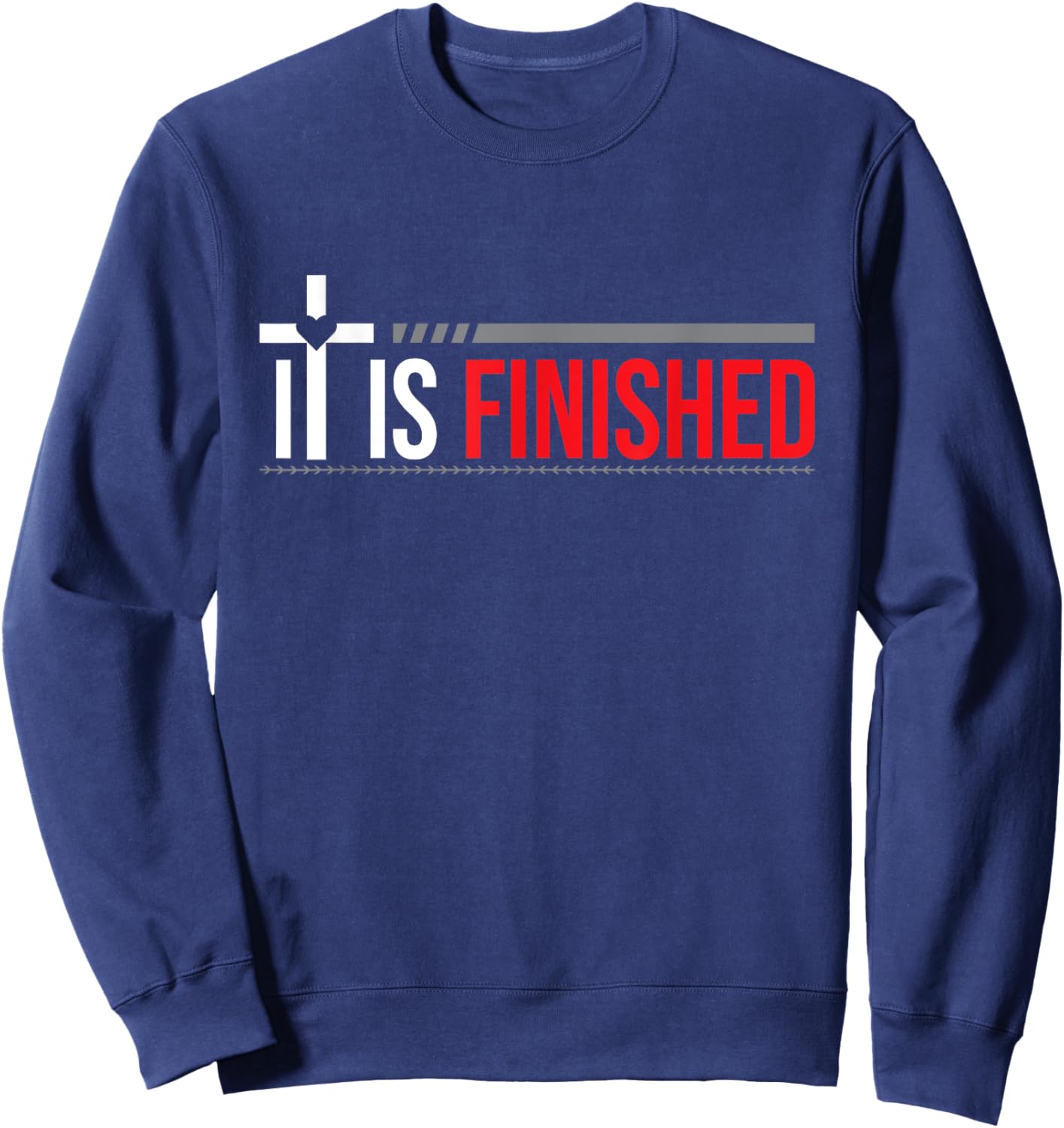 It is Finished Sweatshirt - Sweatshirt | Navy