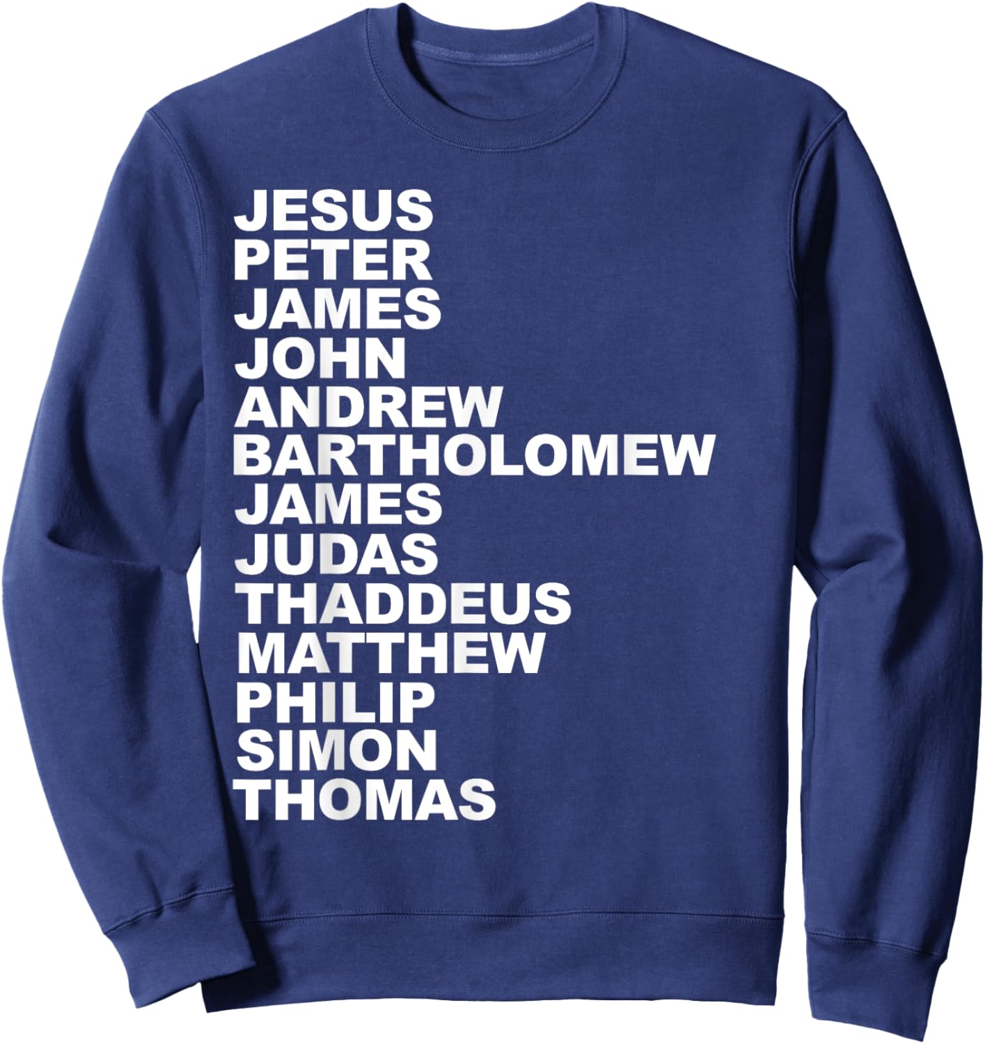 Jesus Apostles Sweatshirt - Sweatshirt | Navy
