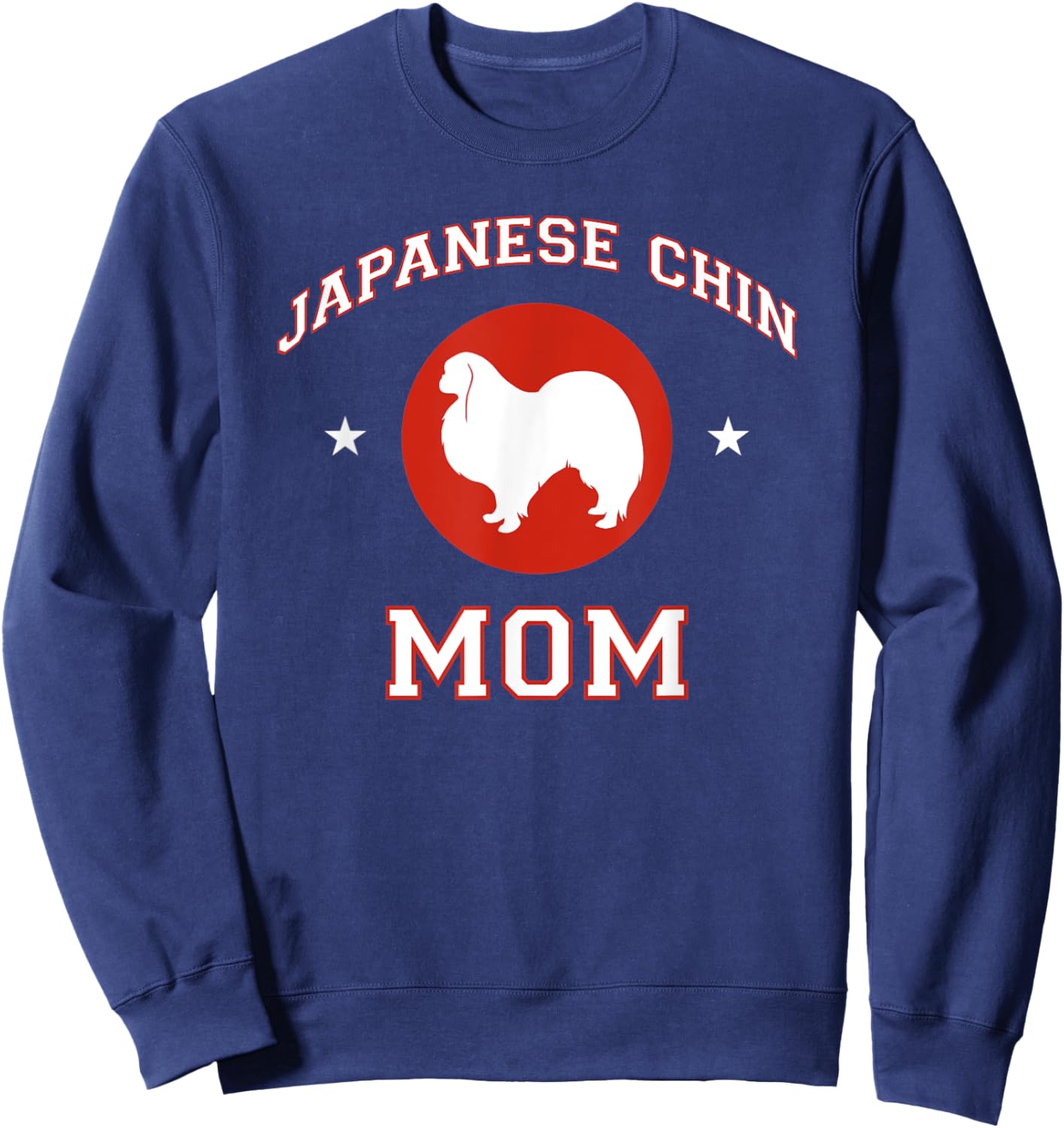 Japanese Chin Mom Sweatshirt - Sweatshirt | Navy