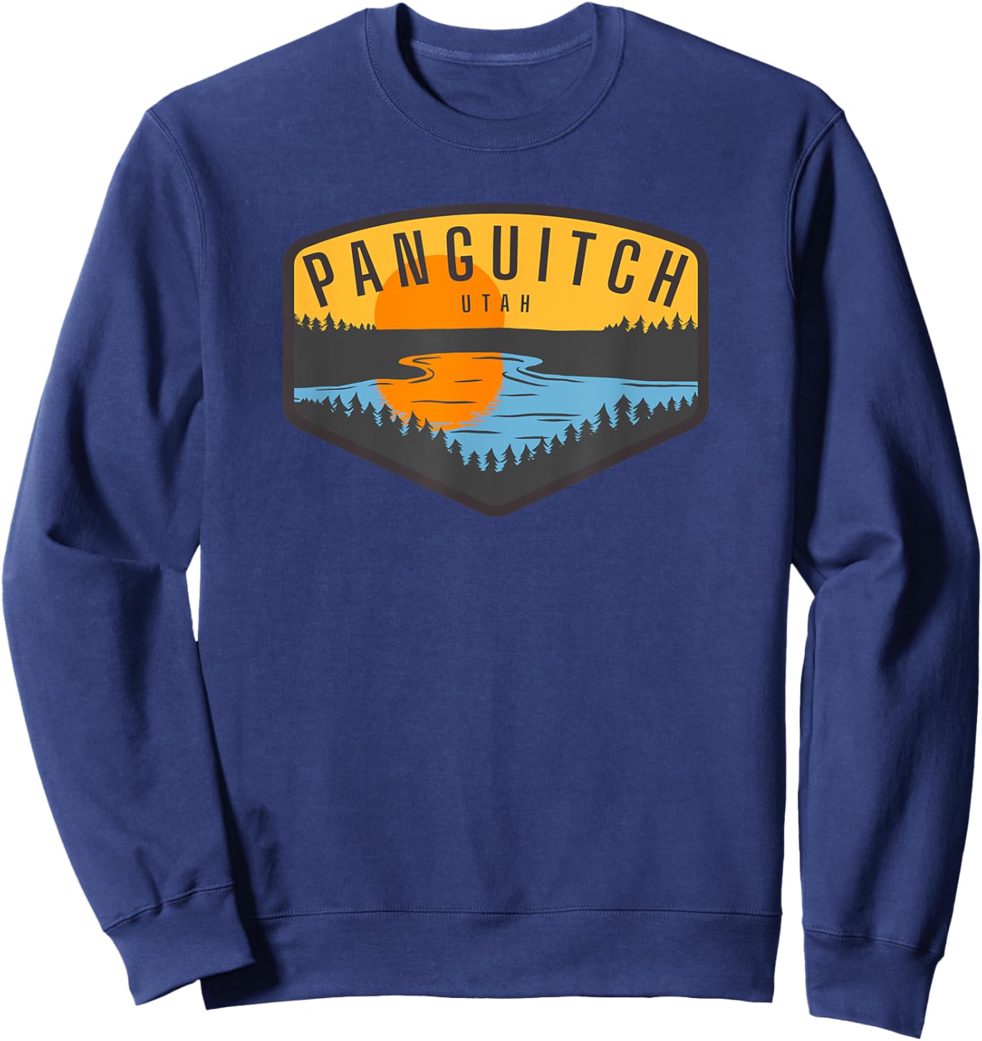 Panguitch Lake Utah Sweatshirt - Sweatshirt | Navy