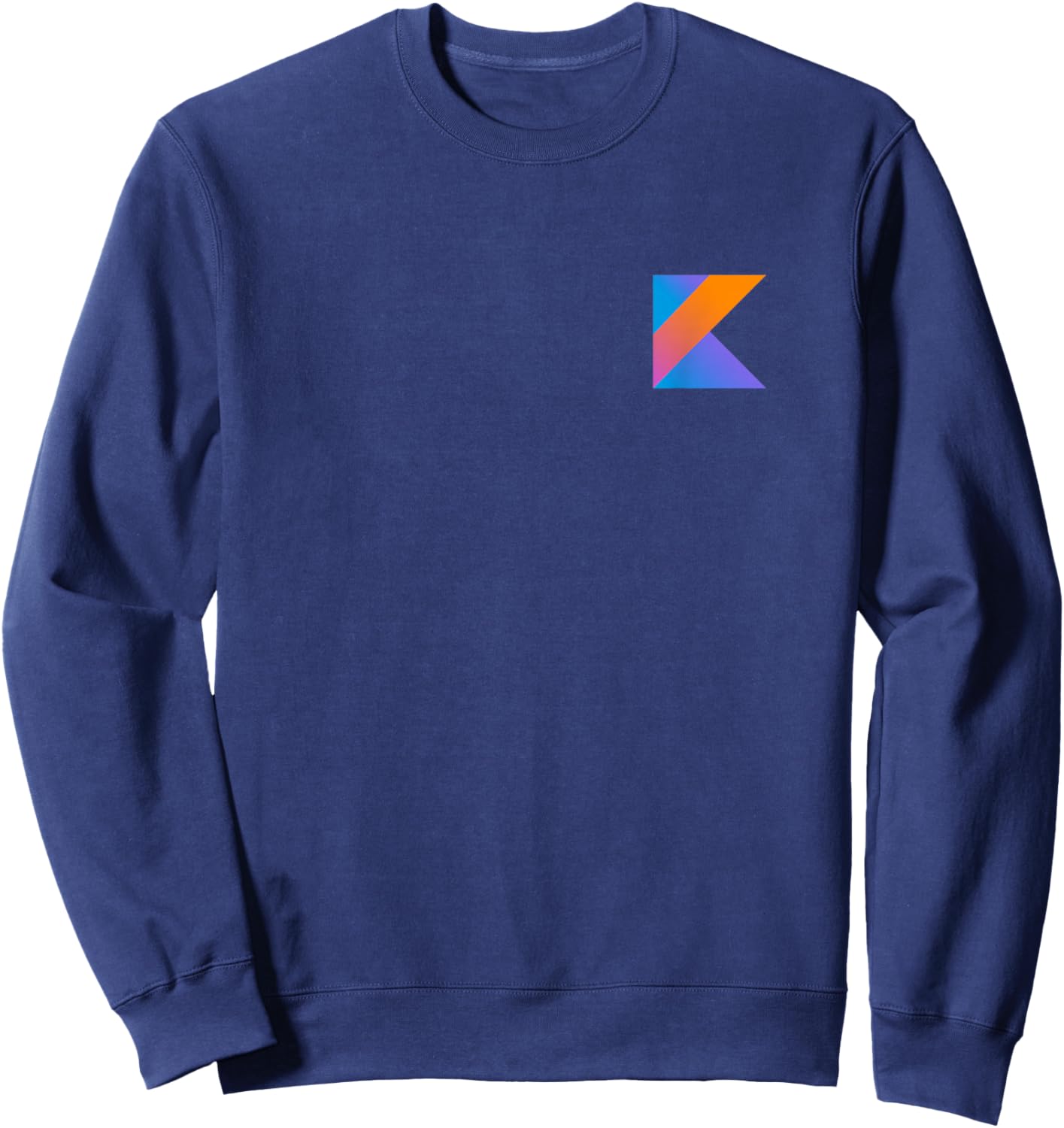 Kotlin Programming Logo for Programmers Sweatshirt - Sweatshirt | Navy