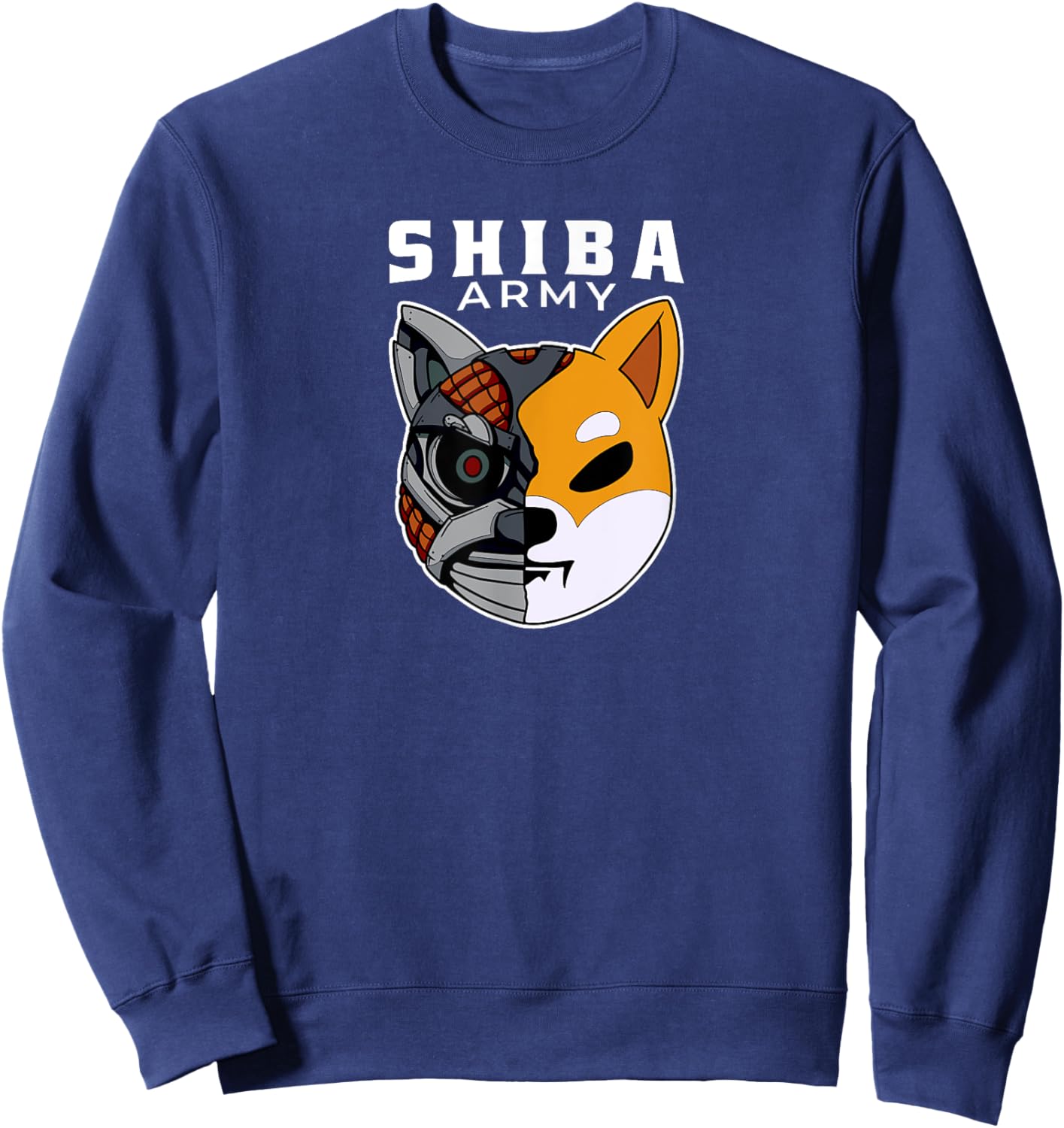 Shiba coin - Shiba Inu Crypto - Shiba Inu merch Sweatshirt - Sweatshirt | Navy
