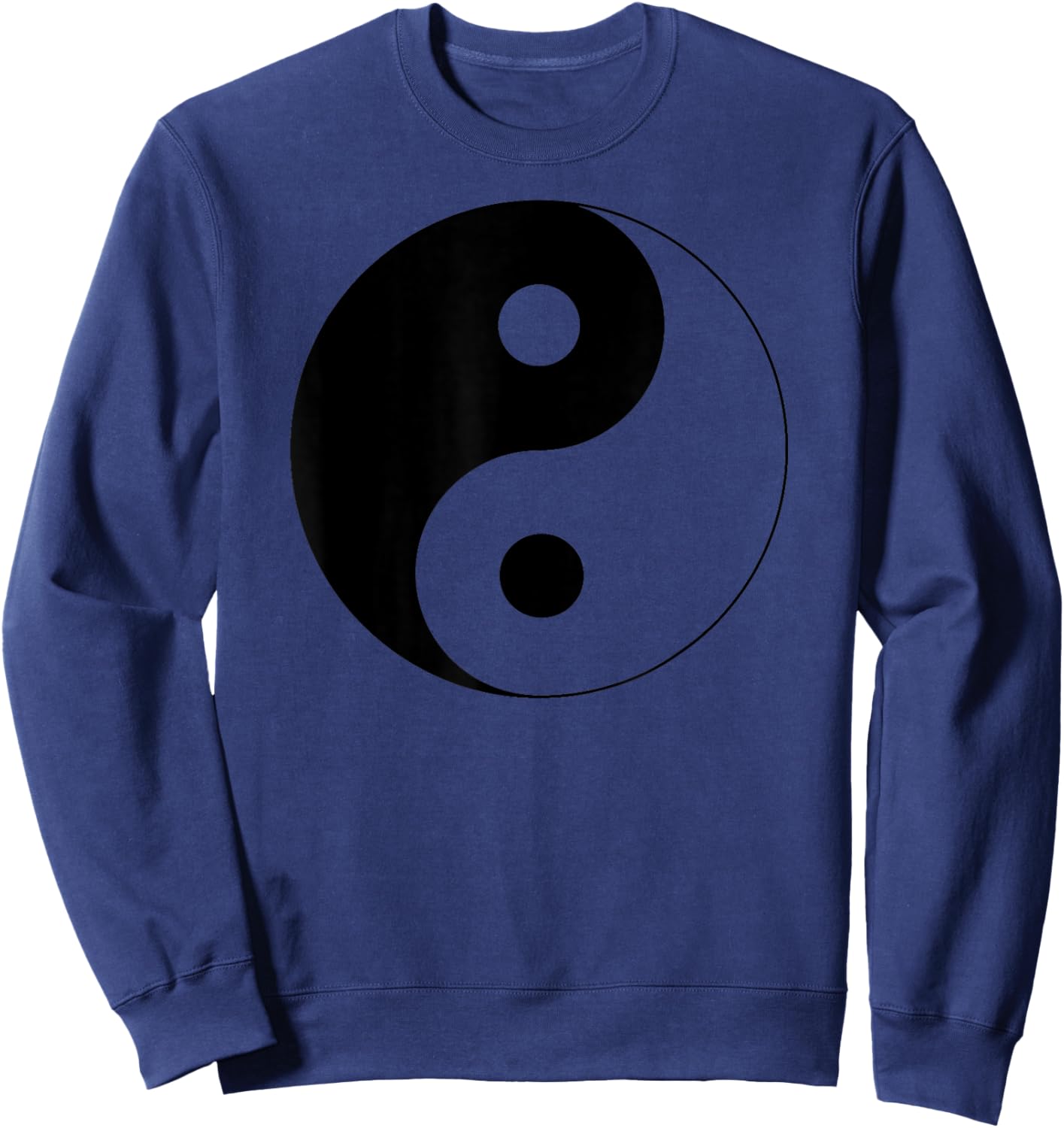Ying Yang Feng Shui Taijitu Yin Yang Sweatshirt - Sweatshirt | Navy